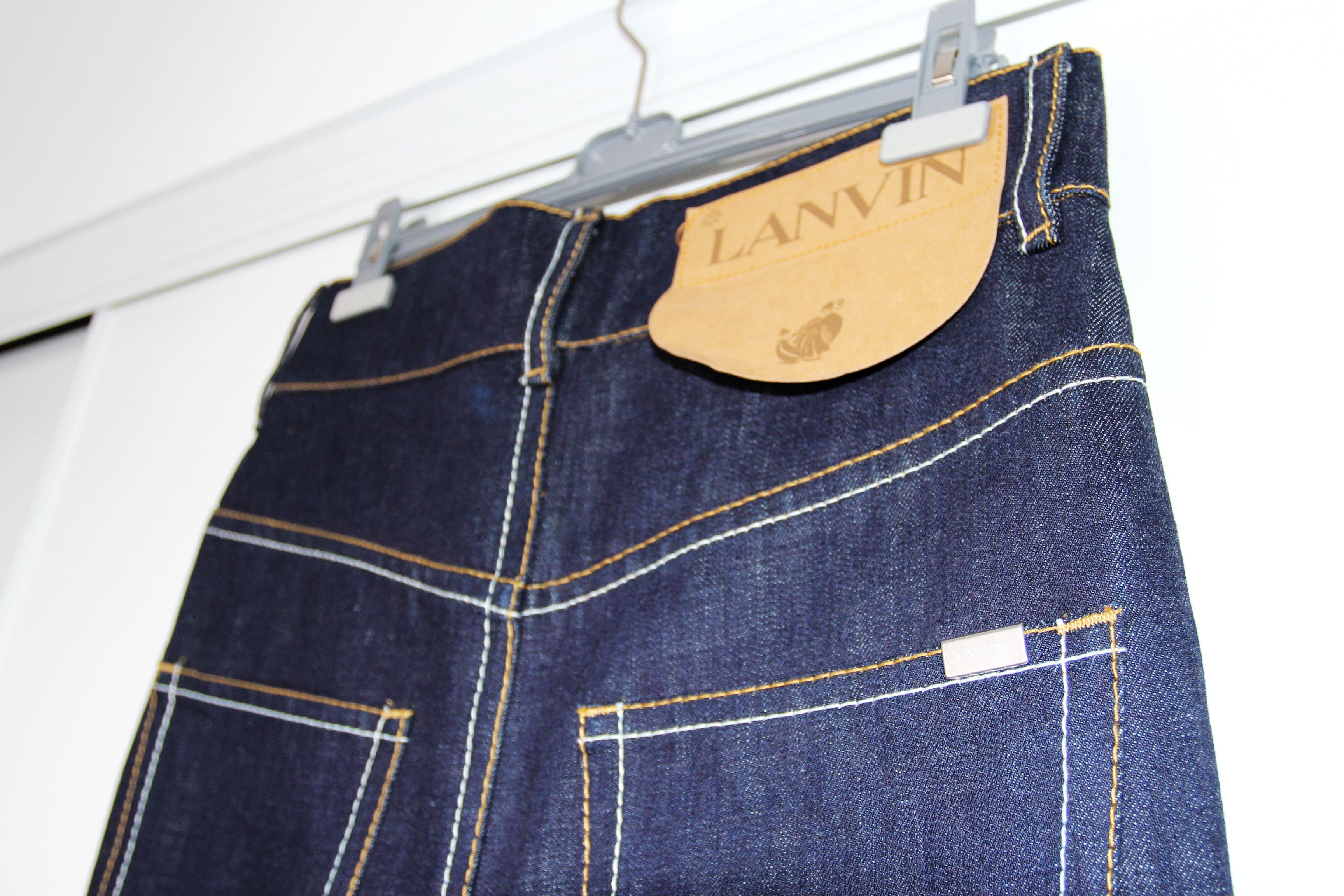 Lanvin BNWT AW20 LANVIN DROP CROTCH JEANS 30 Size US 30 / EU 46 - 8 Thumbnail