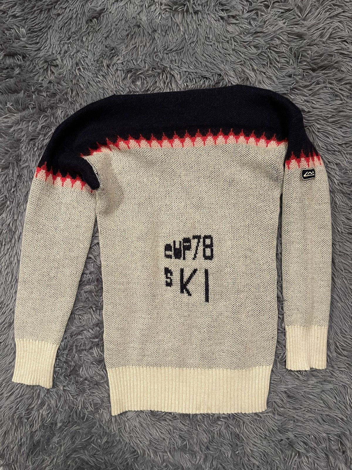 Vintage Vintage 1978 ski cup mohair sweater Size US S / EU 44-46 / 1 - 2 Thumbnail