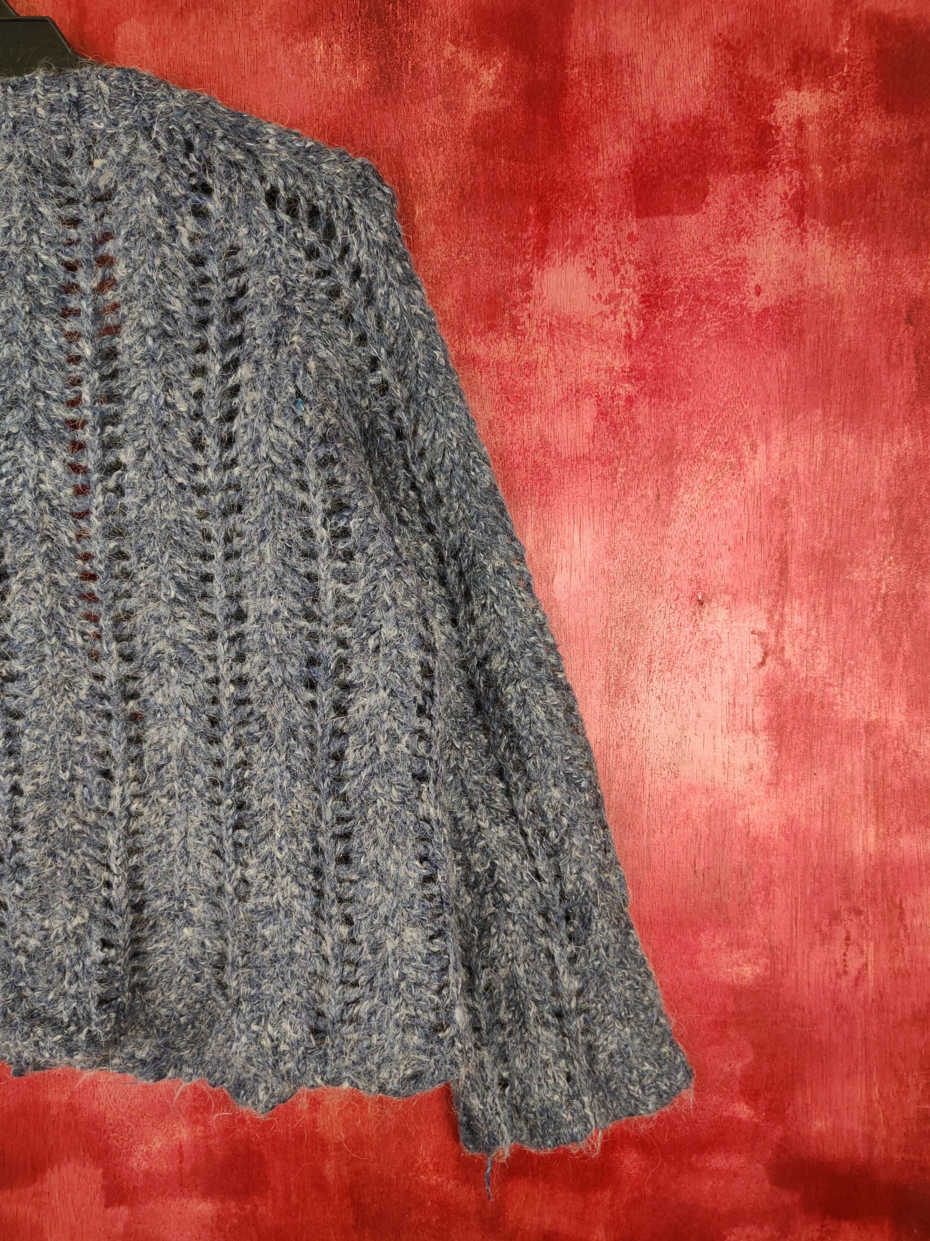 Japanese Brand Belta Attrice® Shaggy Fur Knitwear mohair Cardigan #5918 Size M / US 6-8 / IT 42-44 - 9 Thumbnail