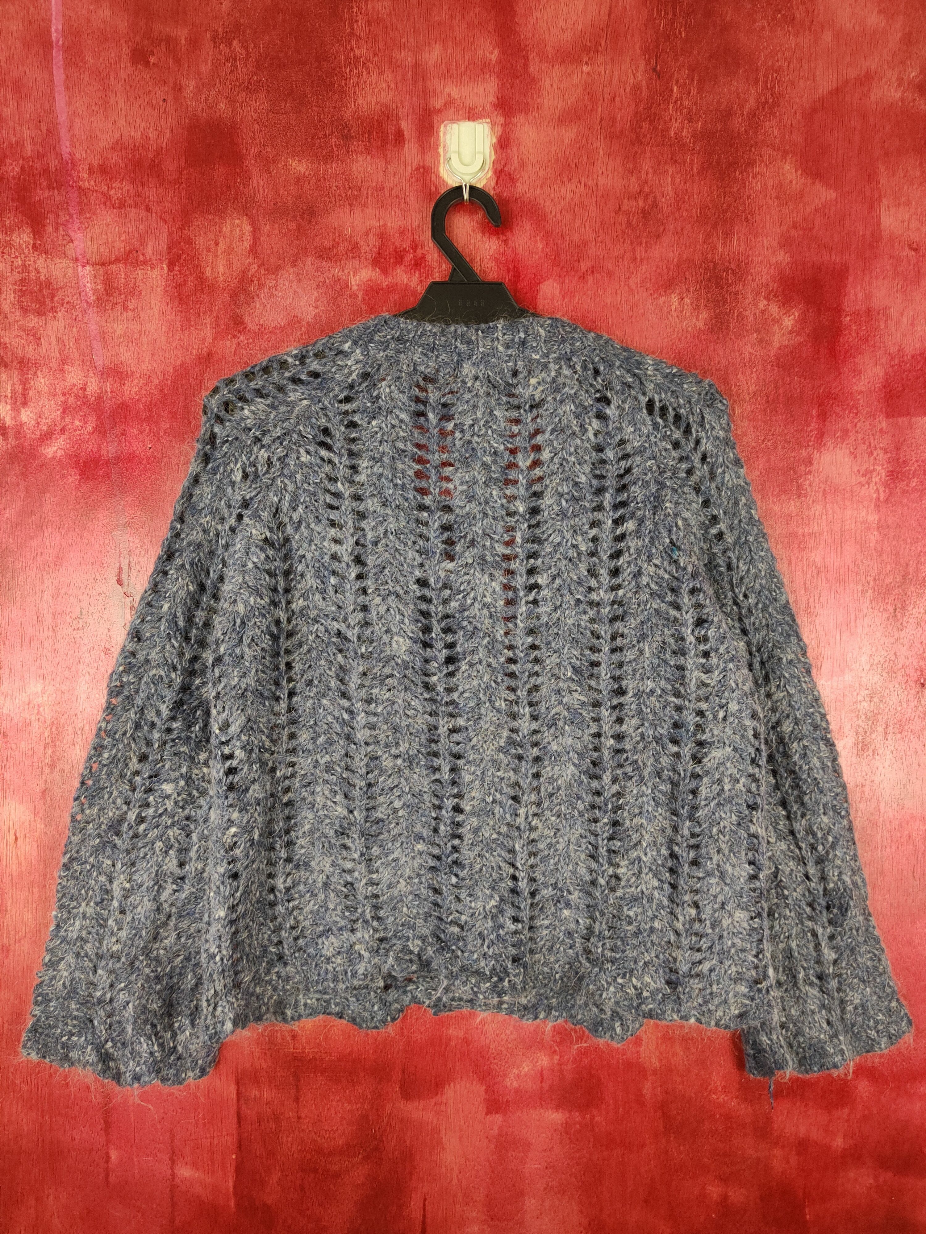 Japanese Brand Belta Attrice® Shaggy Fur Knitwear mohair Cardigan #5918 Size M / US 6-8 / IT 42-44 - 7 Thumbnail