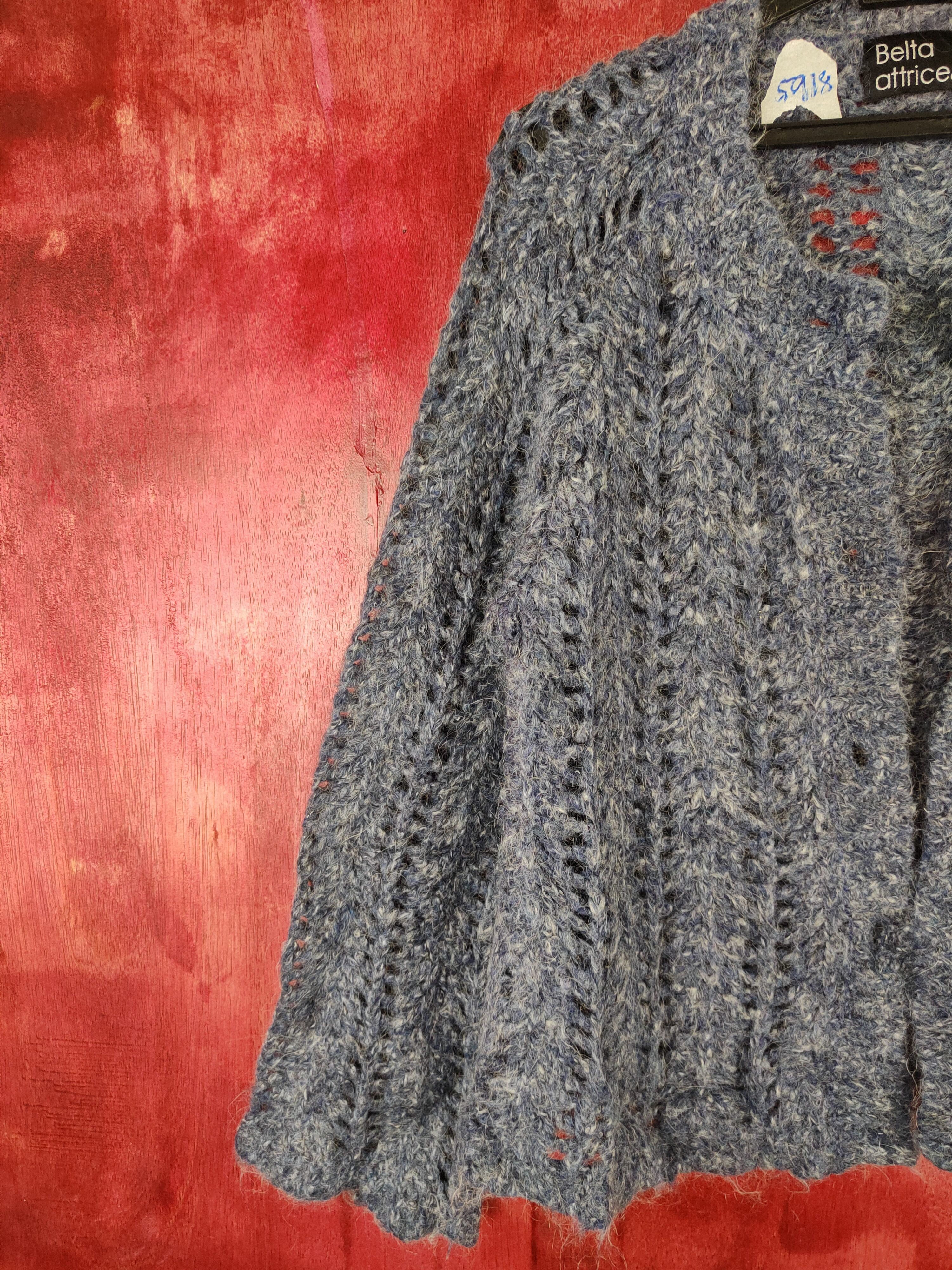 Japanese Brand Belta Attrice® Shaggy Fur Knitwear mohair Cardigan #5918 Size M / US 6-8 / IT 42-44 - 3 Thumbnail