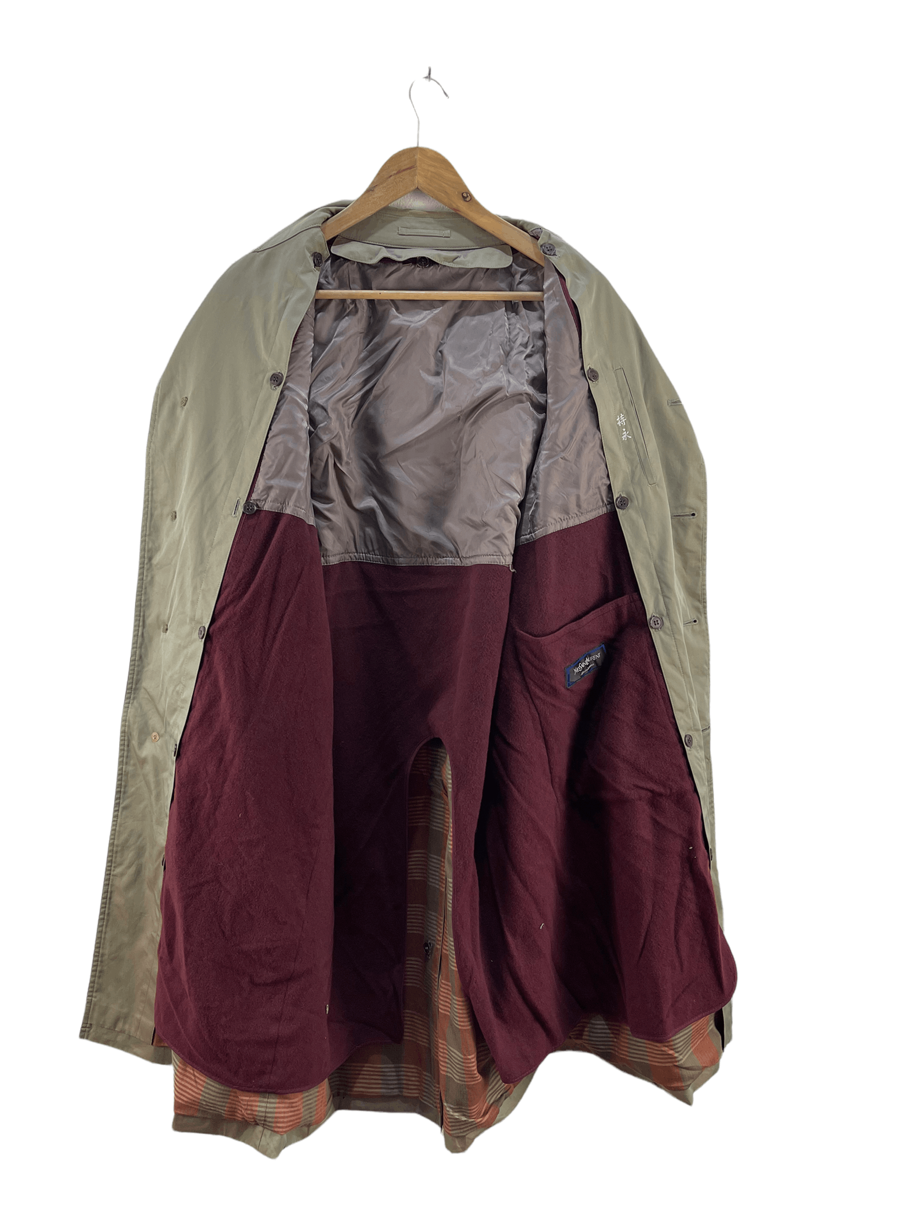 Yves Saint Laurent Vintage Yves Saint Laurent Trench Coat Jacket Size US L / EU 52-54 / 3 - 3 Thumbnail