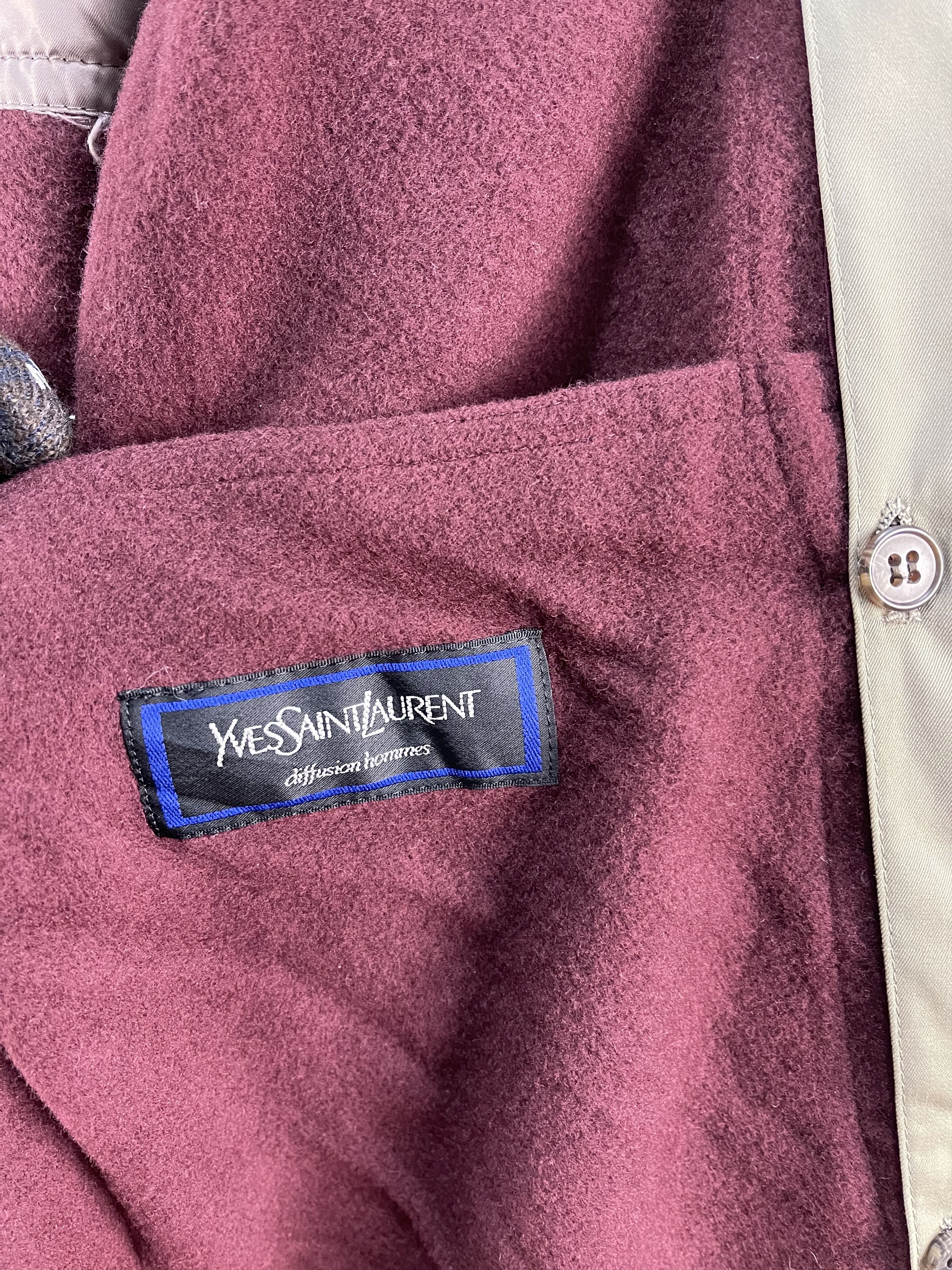 Yves Saint Laurent Vintage Yves Saint Laurent Trench Coat Jacket Size US L / EU 52-54 / 3 - 15 Thumbnail