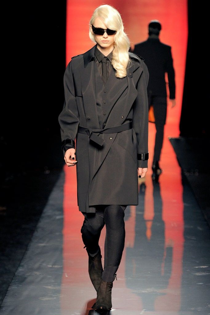 Jean Paul Gaultier AW11 JEAN PAUL GAULTIER RUNWAY #25 TECH MATERIAL COAT 46 Size US S / EU 44-46 / 1 - 1 Thumbnail