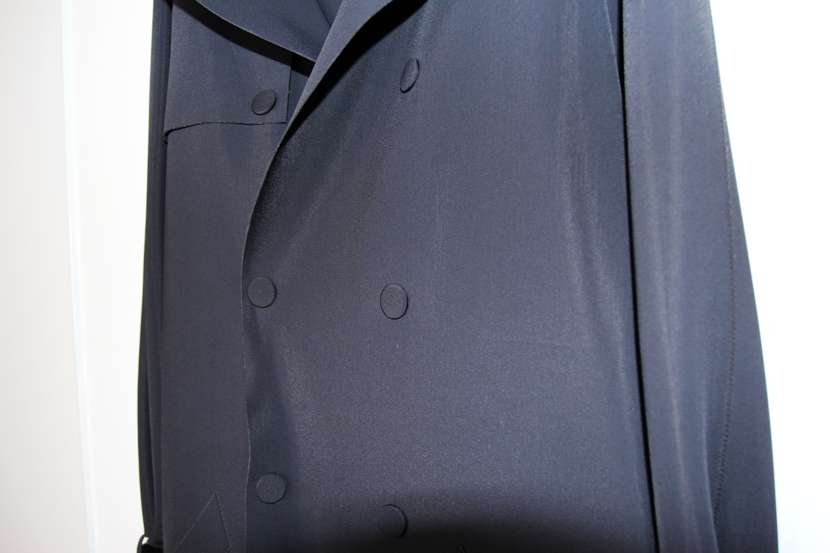 Jean Paul Gaultier AW11 JEAN PAUL GAULTIER RUNWAY #25 TECH MATERIAL COAT 46 Size US S / EU 44-46 / 1 - 6 Thumbnail