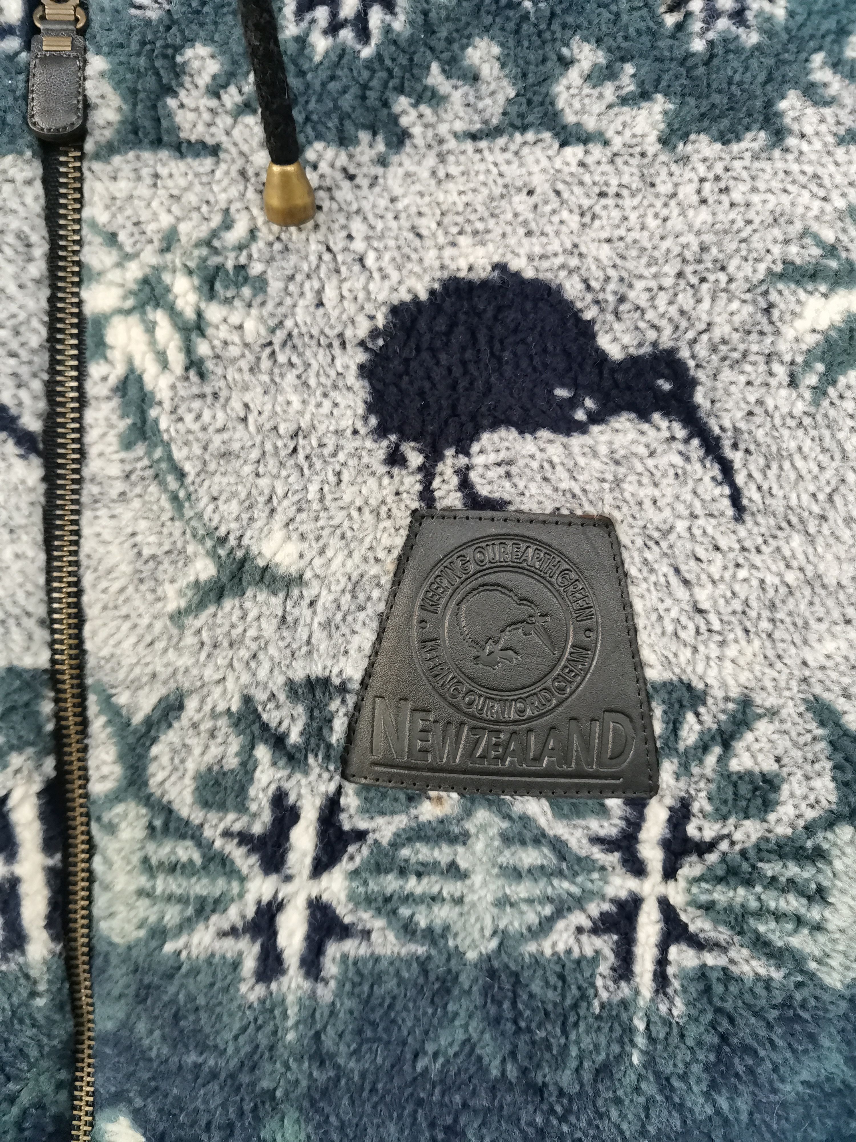 Canterbury of New Zealand × New Zealand Outback Rare!Turkey Trot Hawai NewZealand Overprint Fleece Sweaters Size US S / EU 44-46 / 1 - 7 Thumbnail