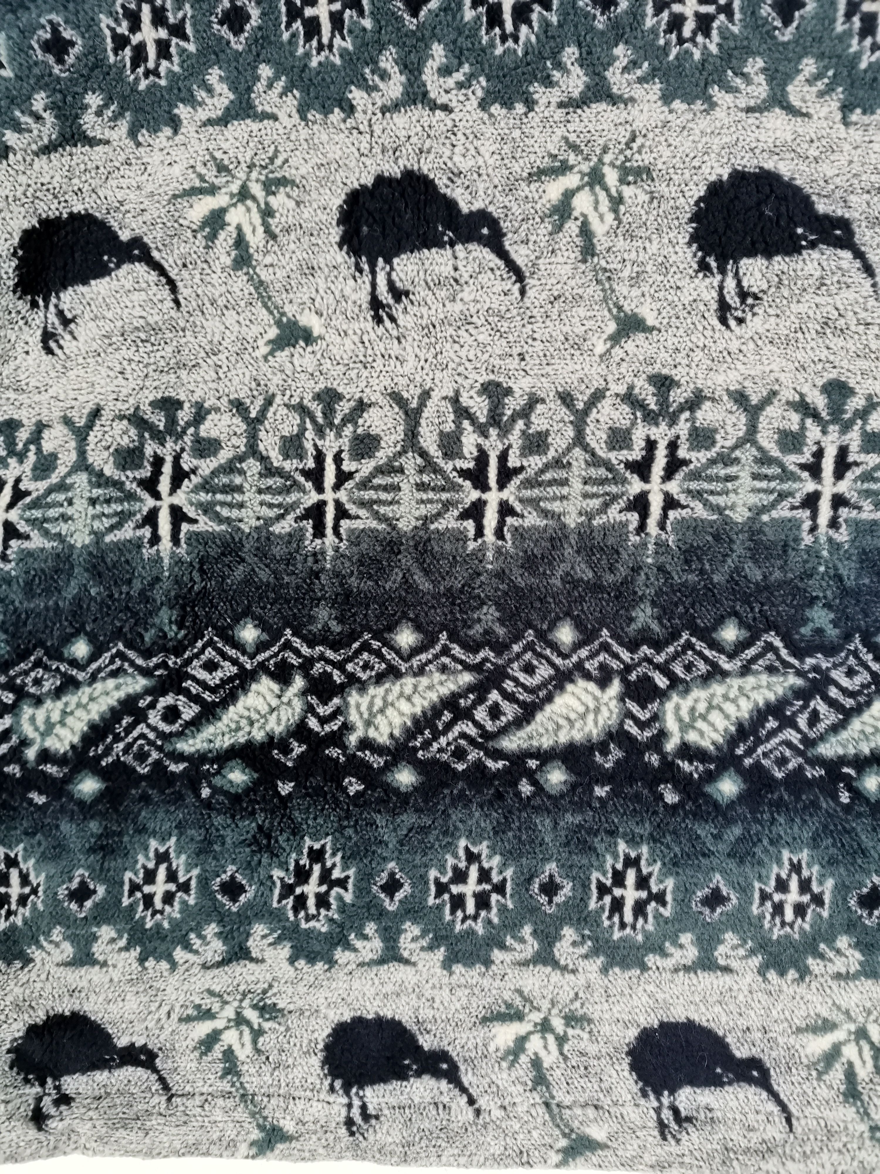 Canterbury of New Zealand × New Zealand Outback Rare!Turkey Trot Hawai NewZealand Overprint Fleece Sweaters Size US S / EU 44-46 / 1 - 3 Thumbnail
