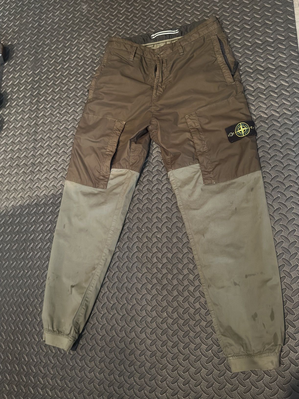 Stone Island Cargo Pants Dark Olive Green