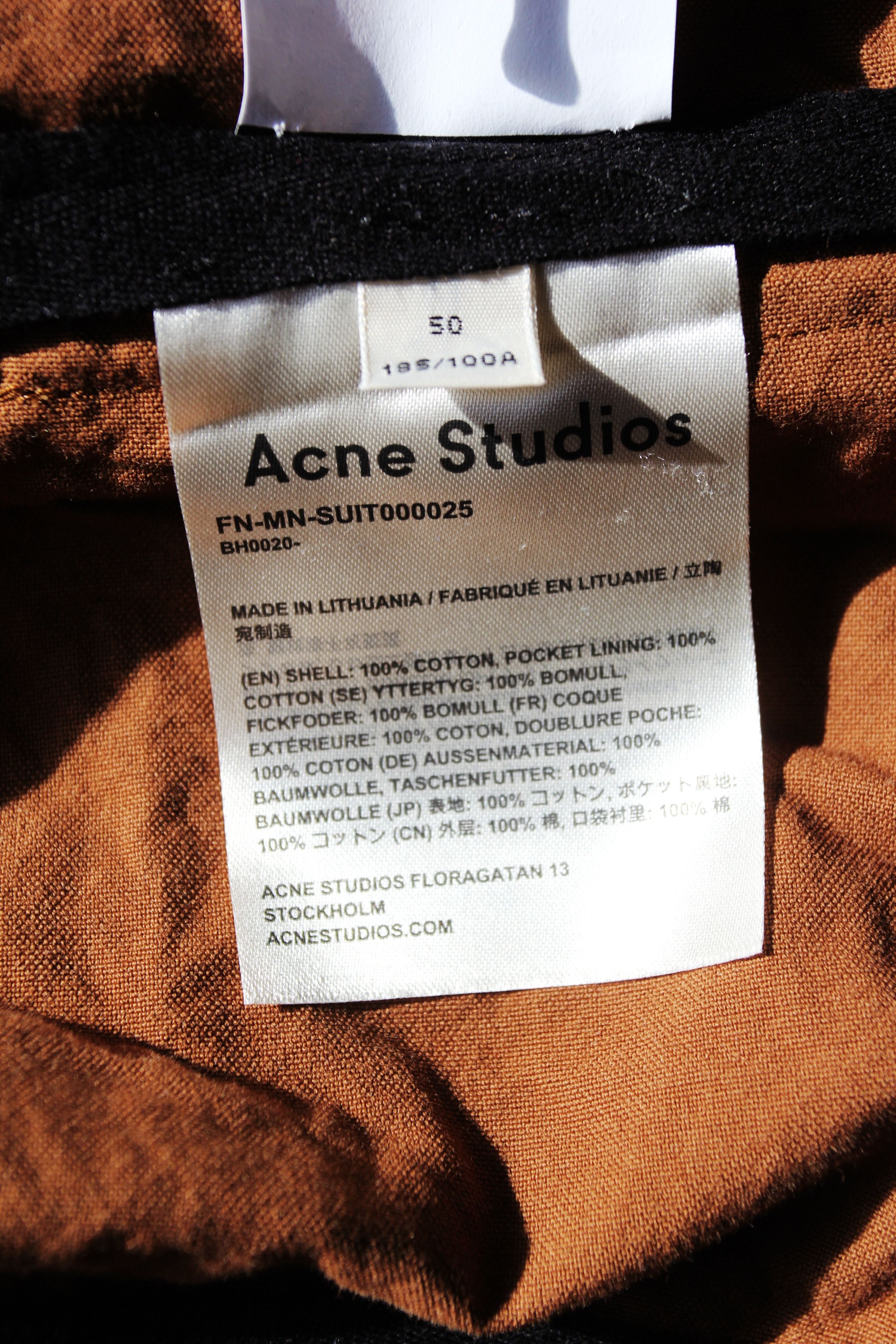 Acne Studios BNWT SS19 ACNE STUDIOS RACING STRIPE BLAZER 50 Size US M / EU 48-50 / 2 - 13 Thumbnail
