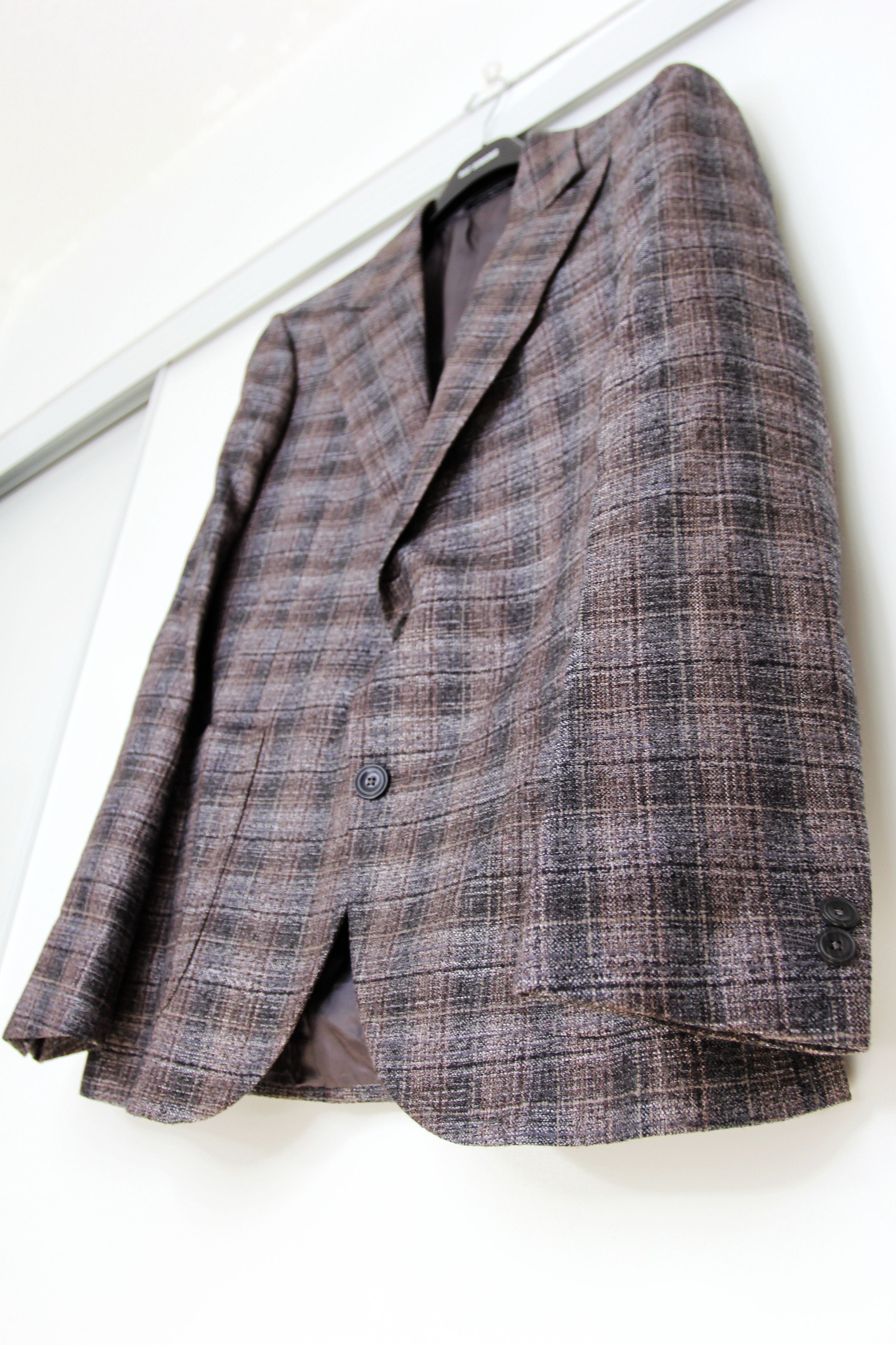 Emporio Armani BNWT AW20 EMPORIO ARMANI ETCHED CHECKED BLAZER 52 Size US L / EU 52-54 / 3 - 7 Thumbnail
