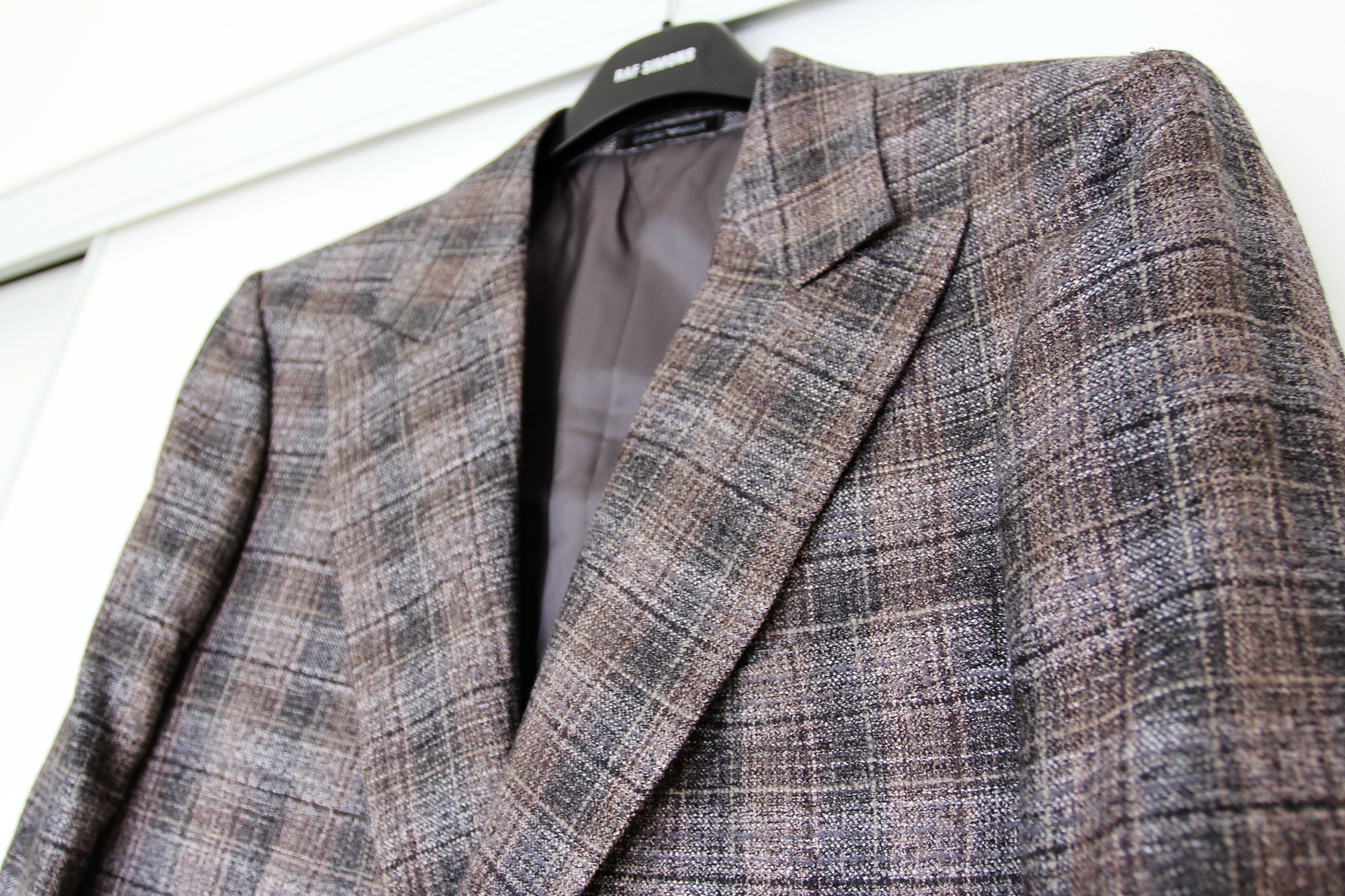 Emporio Armani BNWT AW20 EMPORIO ARMANI ETCHED CHECKED BLAZER 52 Size US L / EU 52-54 / 3 - 4 Thumbnail