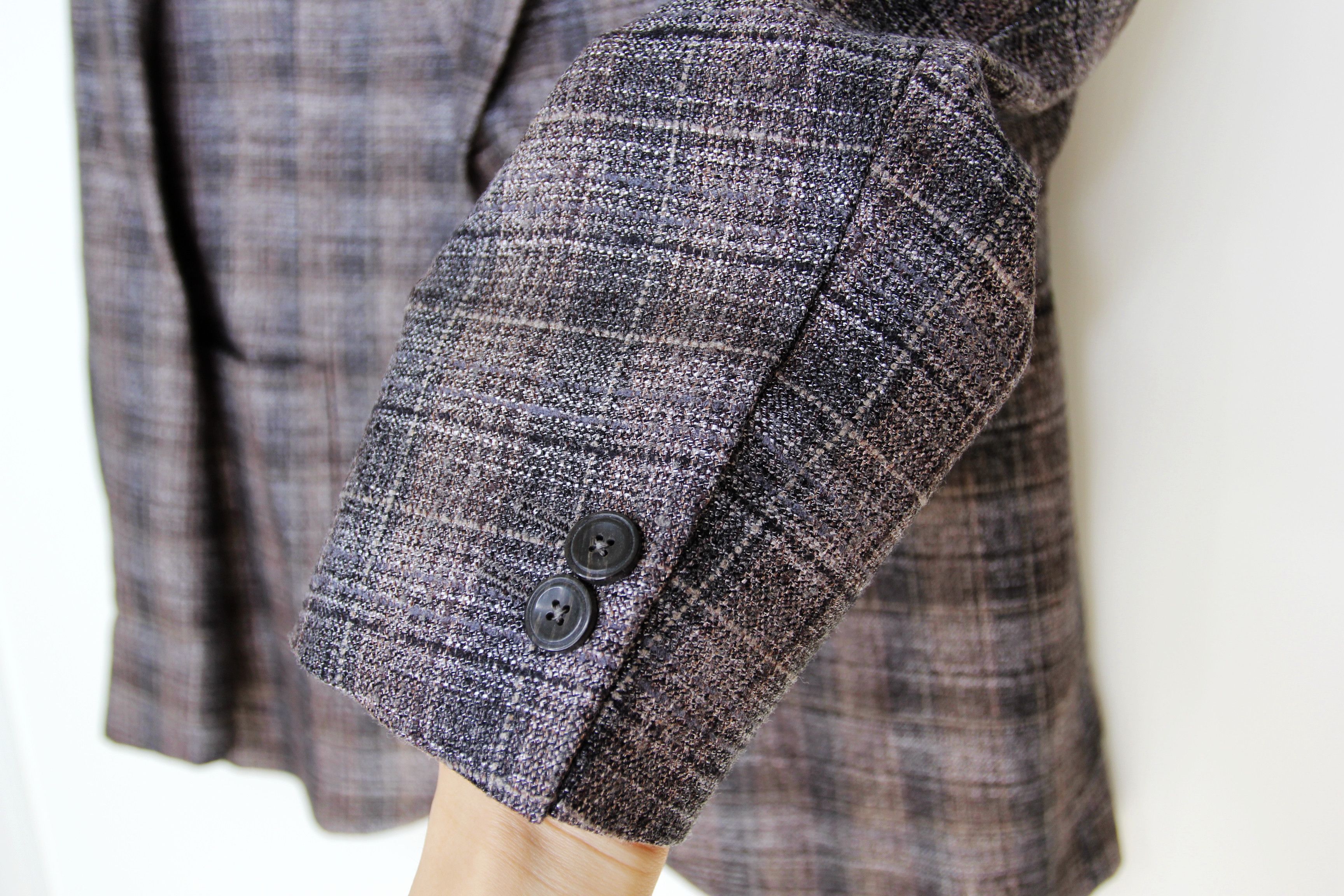Emporio Armani BNWT AW20 EMPORIO ARMANI ETCHED CHECKED BLAZER 52 Size US L / EU 52-54 / 3 - 6 Thumbnail