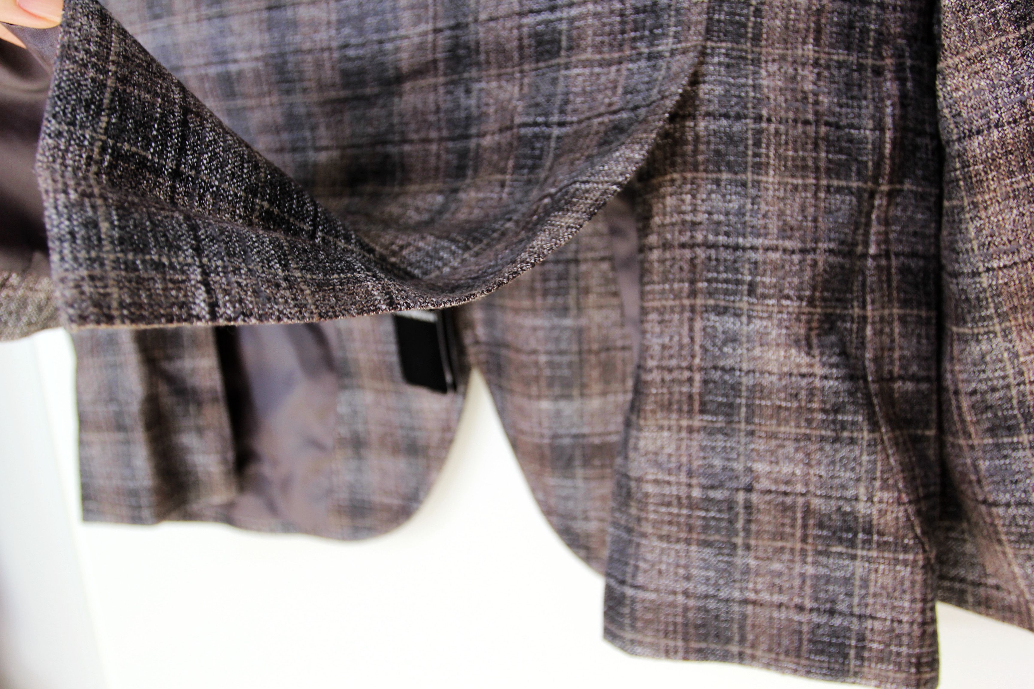 Emporio Armani BNWT AW20 EMPORIO ARMANI ETCHED CHECKED BLAZER 52 Size US L / EU 52-54 / 3 - 9 Thumbnail
