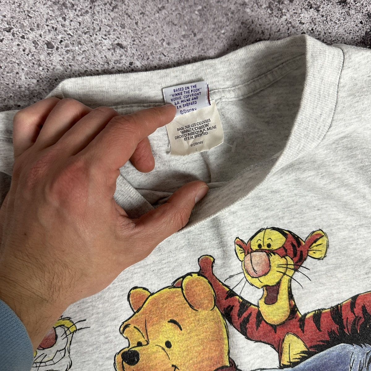 Vintage Vintage 90s Winnie Pooh and Friends tee Disney Cartoon rare Size US L / EU 52-54 / 3 - 5 Thumbnail