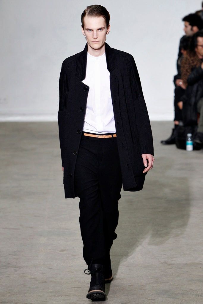 image of Aw11 Kris Van Assche Oversized Sweater S in Black, Men's (Size Small)