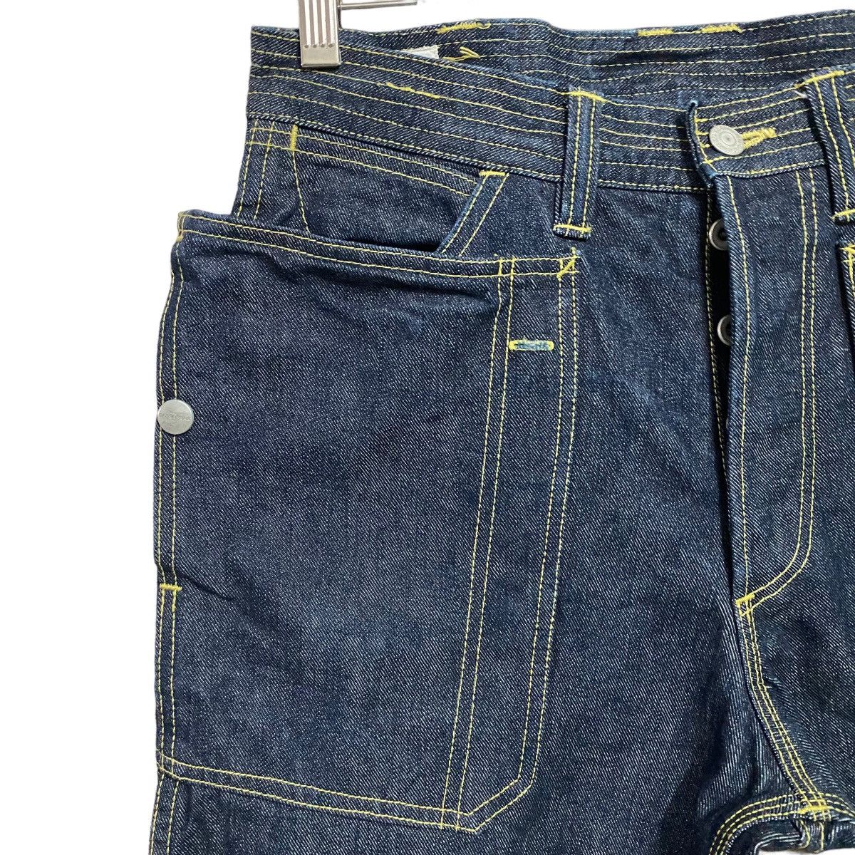 Sassafras Sassafras Fall Leaf Sprayer Indigo Denim Pants 13.05z Size US 31 - 4 Thumbnail