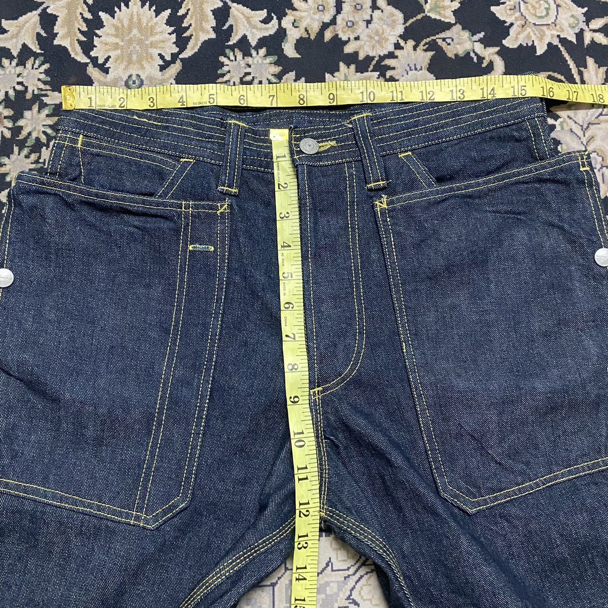 Sassafras Sassafras Fall Leaf Sprayer Indigo Denim Pants 13.05z Size US 31 - 19 Thumbnail
