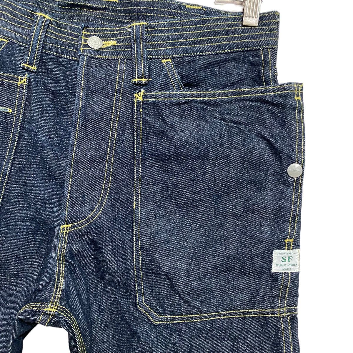 Sassafras Sassafras Fall Leaf Sprayer Indigo Denim Pants 13.05z Size US 31 - 5 Thumbnail