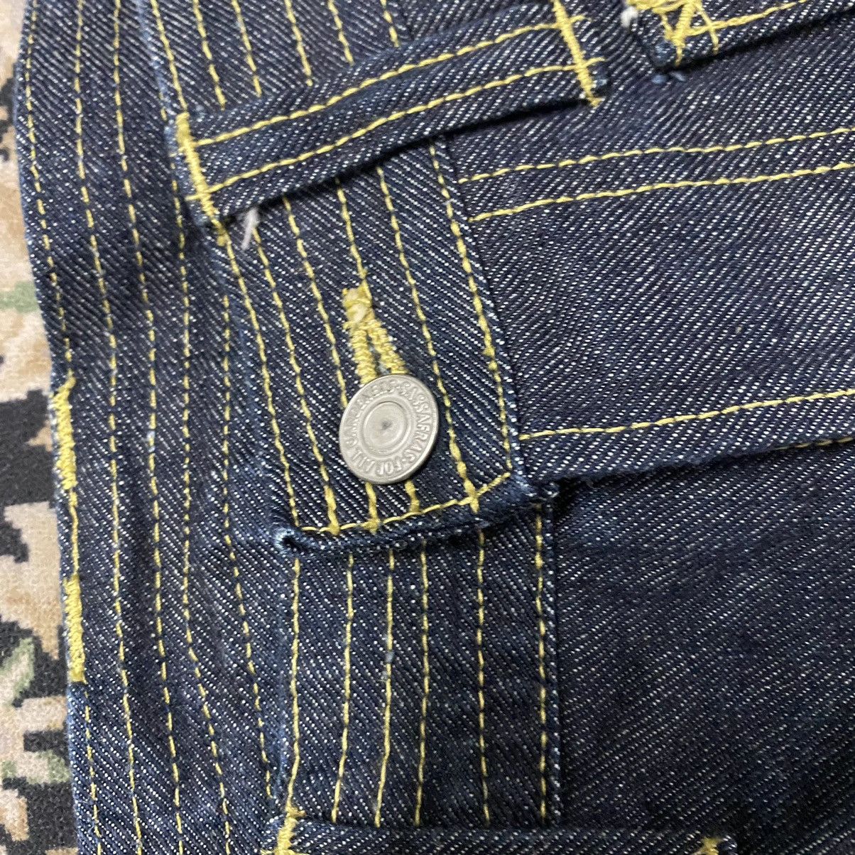 Sassafras Sassafras Fall Leaf Sprayer Indigo Denim Pants 13.05z Size US 31 - 15 Thumbnail