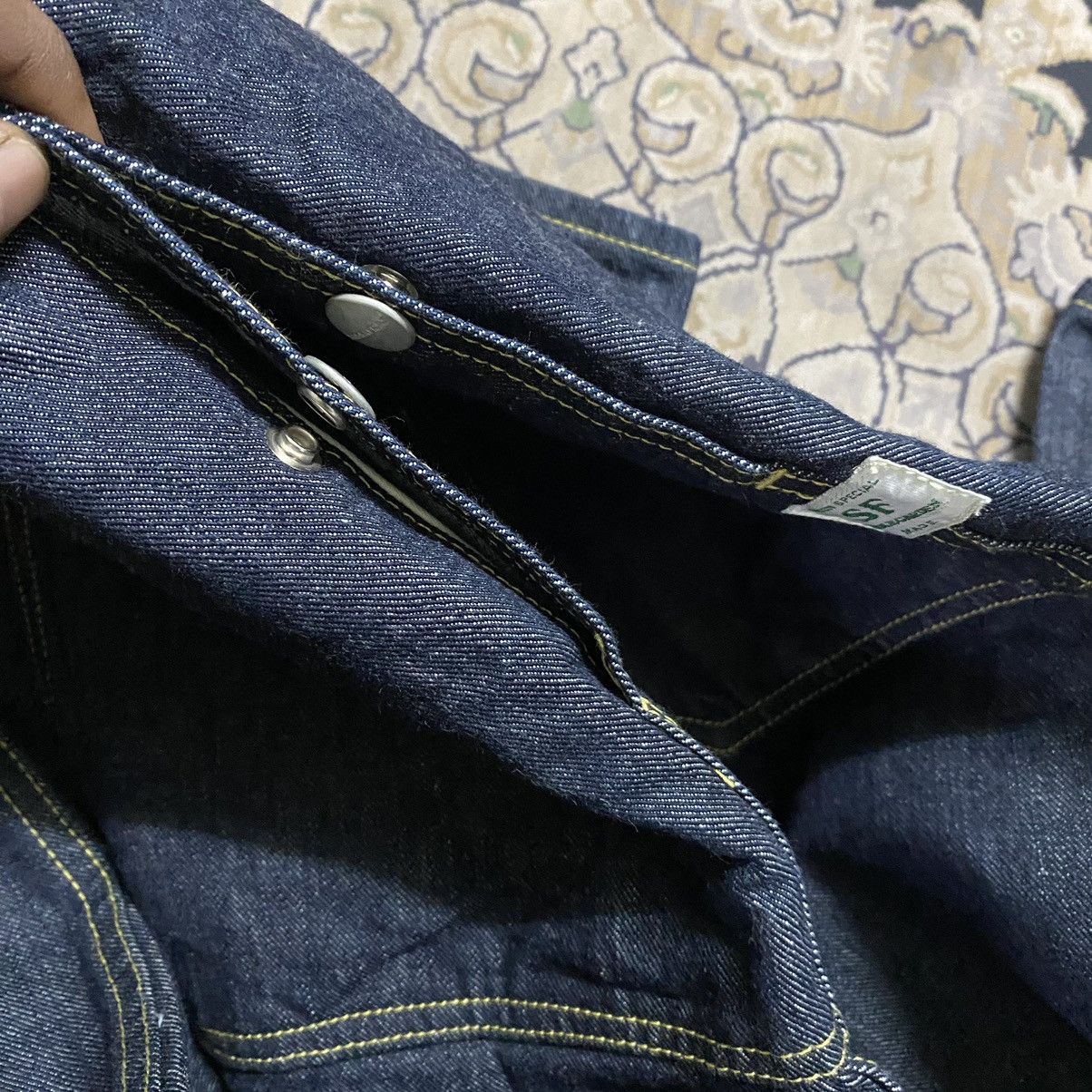 Sassafras Sassafras Fall Leaf Sprayer Indigo Denim Pants 13.05z Size US 31 - 12 Thumbnail