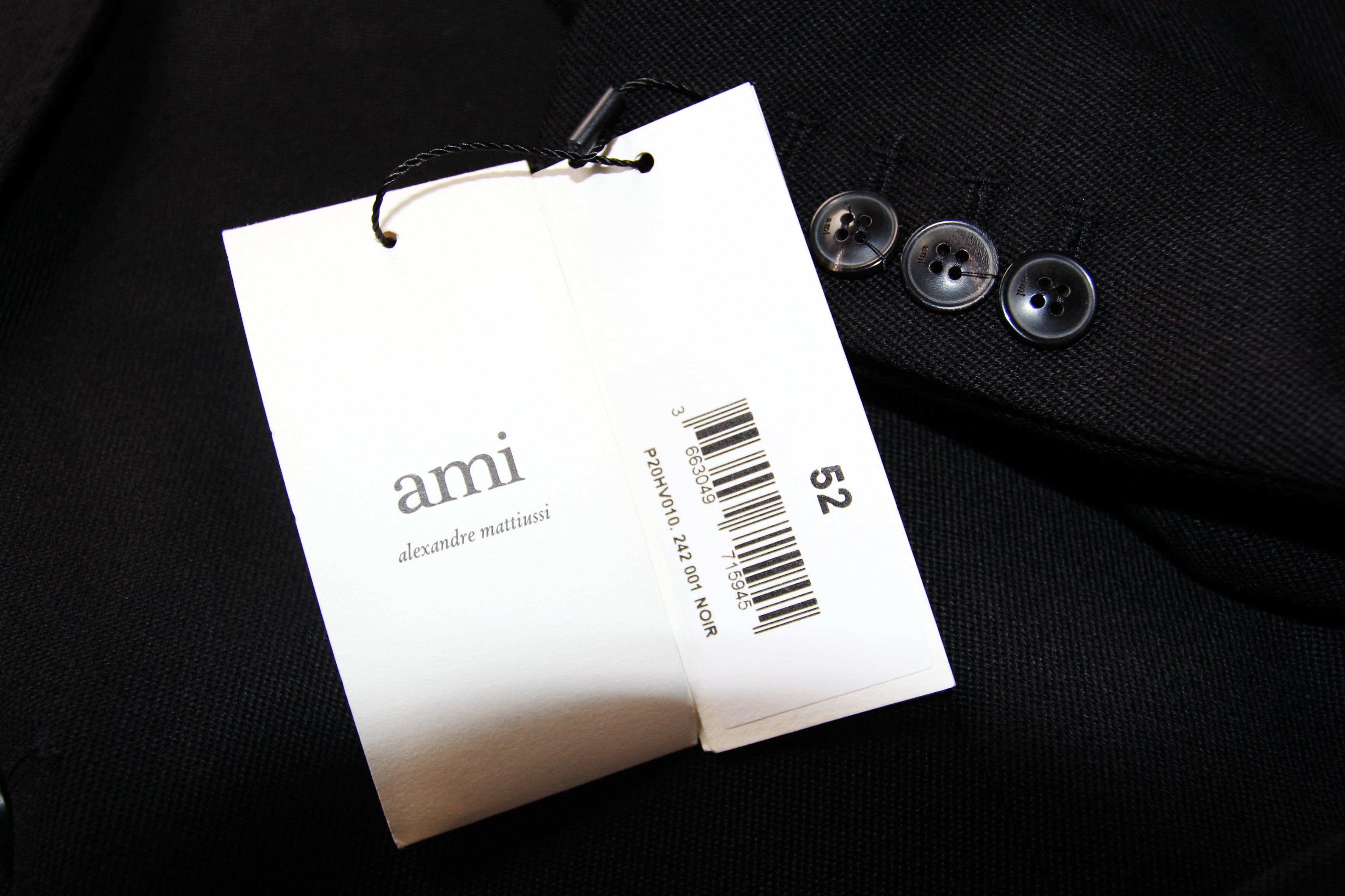 AMI BNWT SS20 AMI TWO BUTTONS PATCH POCKETS JACKET 52 Size US L / EU 52-54 / 3 - 9 Thumbnail