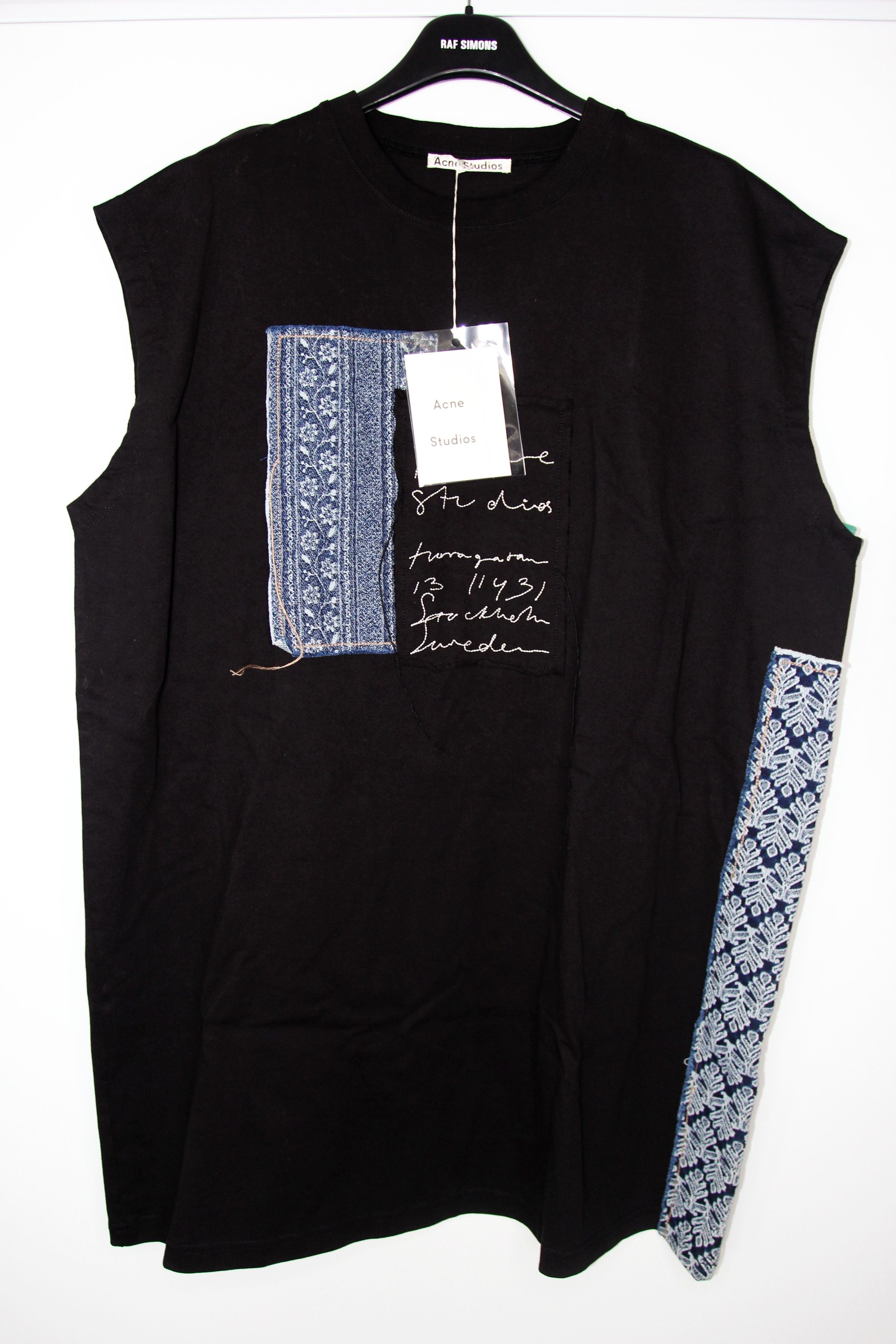 Acne Studios BNWT SS20 ACNE STUDIOS JACQUARD PATCH SLEEVELESS TOP S Size US S / EU 44-46 / 1 - 2 Thumbnail
