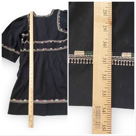 Isabel Marant NWT Isabel MARANT Dress, Embroidered Shyne Black Dress, Siz Size M / US 6-8 / IT 42-44 - 12 Thumbnail