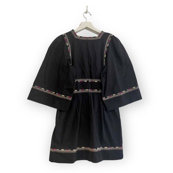 Isabel Marant NWT Isabel MARANT Dress, Embroidered Shyne Black Dress, Siz Size M / US 6-8 / IT 42-44 - 2 Thumbnail