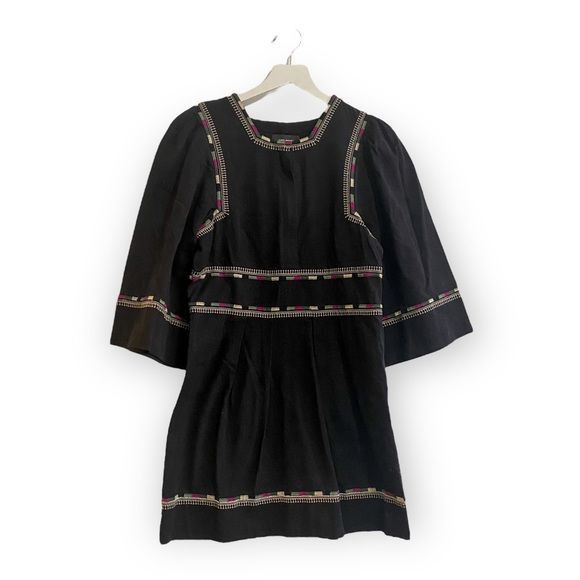 Isabel Marant NWT Isabel MARANT Dress, Embroidered Shyne Black Dress, Siz Size M / US 6-8 / IT 42-44 - 1 Thumbnail