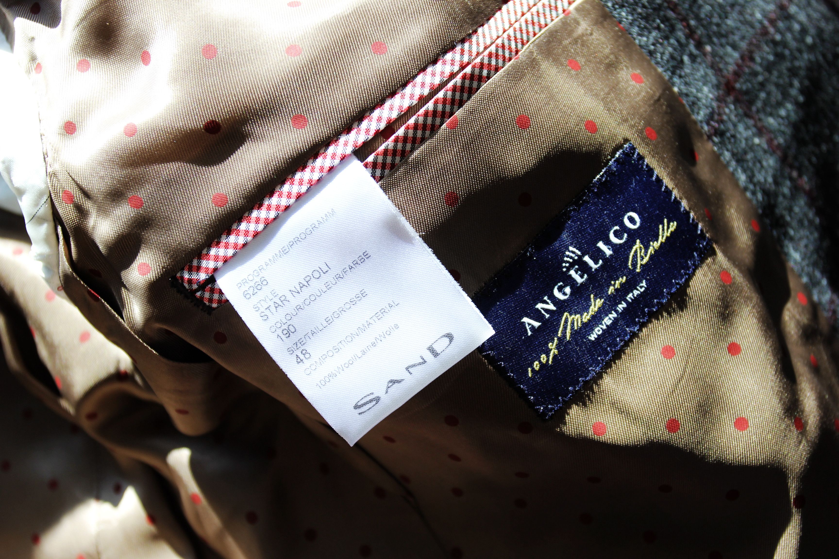 SAND BNWT AW20 SAND COPENHAGEN STAR NAPOLI CHECK JACKET 48 Size US M / EU 48-50 / 2 - 9 Thumbnail