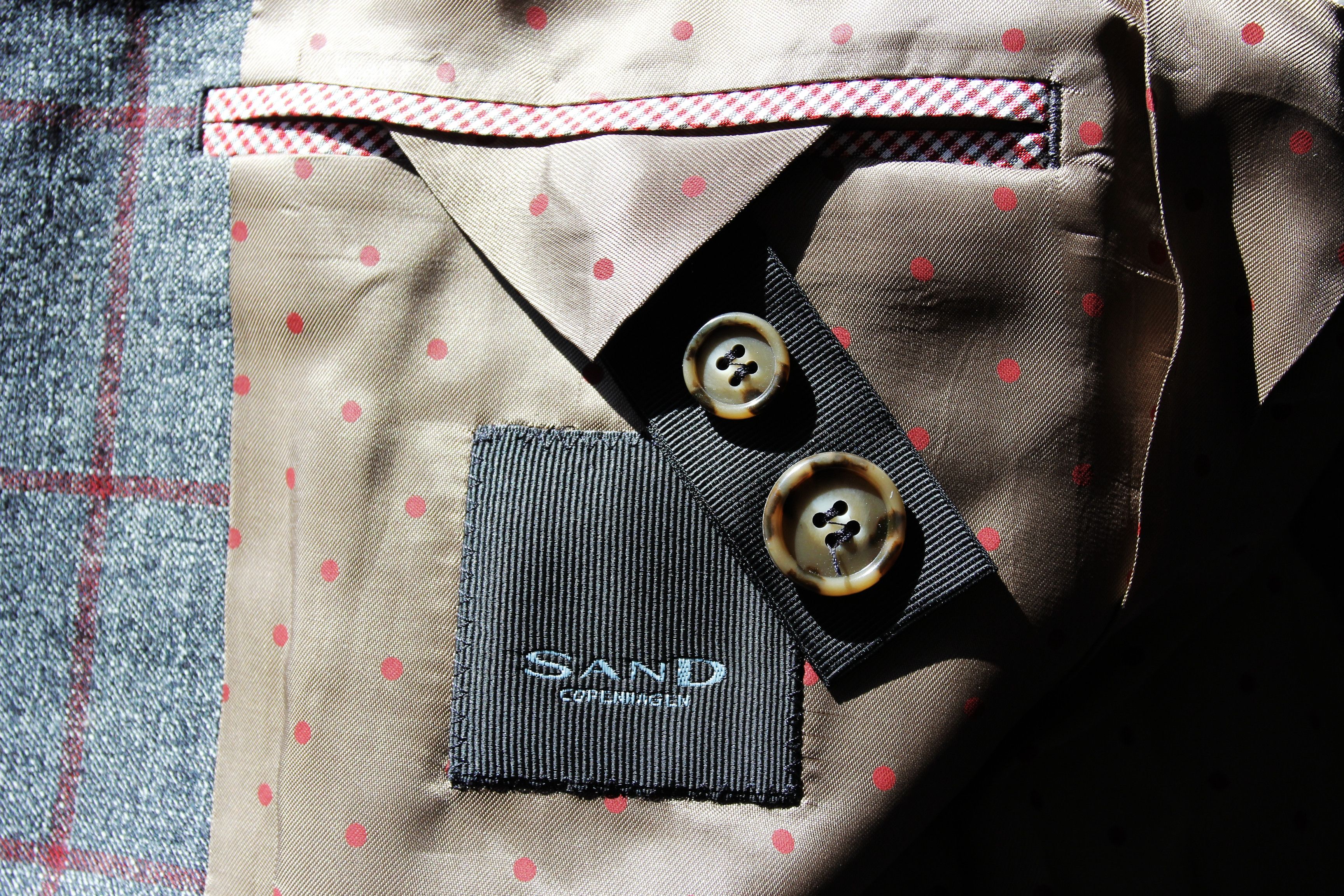 SAND BNWT AW20 SAND COPENHAGEN STAR NAPOLI CHECK JACKET 48 Size US M / EU 48-50 / 2 - 8 Thumbnail