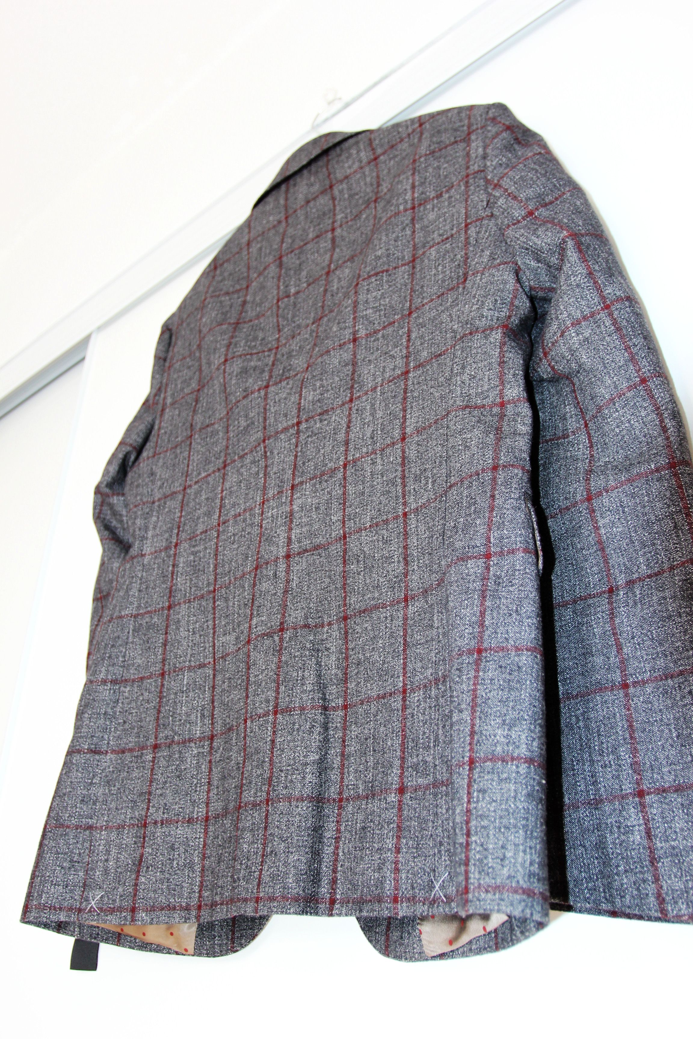 SAND BNWT AW20 SAND COPENHAGEN STAR NAPOLI CHECK JACKET 48 Size US M / EU 48-50 / 2 - 7 Thumbnail