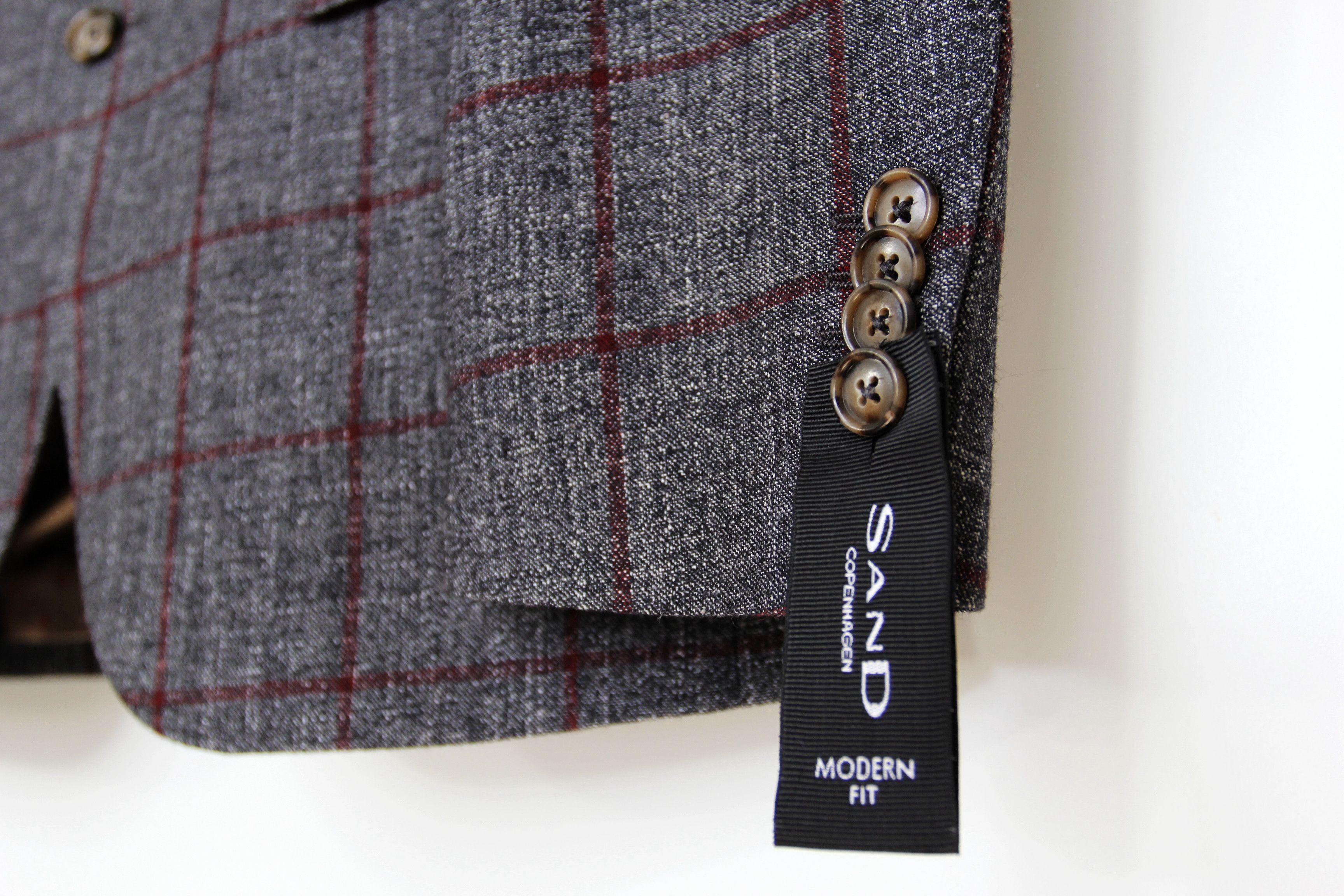 SAND BNWT AW20 SAND COPENHAGEN STAR NAPOLI CHECK JACKET 48 Size US M / EU 48-50 / 2 - 4 Thumbnail