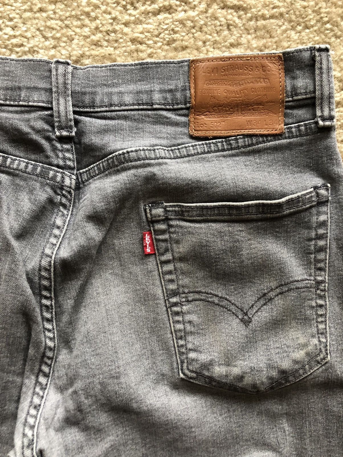 Levi's × Vintage Levi’s 502 Denim Size US 34 / EU 50 - 4 Thumbnail