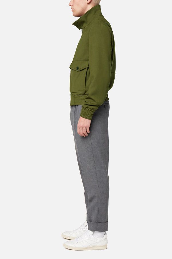 AMI BNWT AW17 AMI KHAKI ZIPPED JACKET L Size US L / EU 52-54 / 3 - 19 Thumbnail