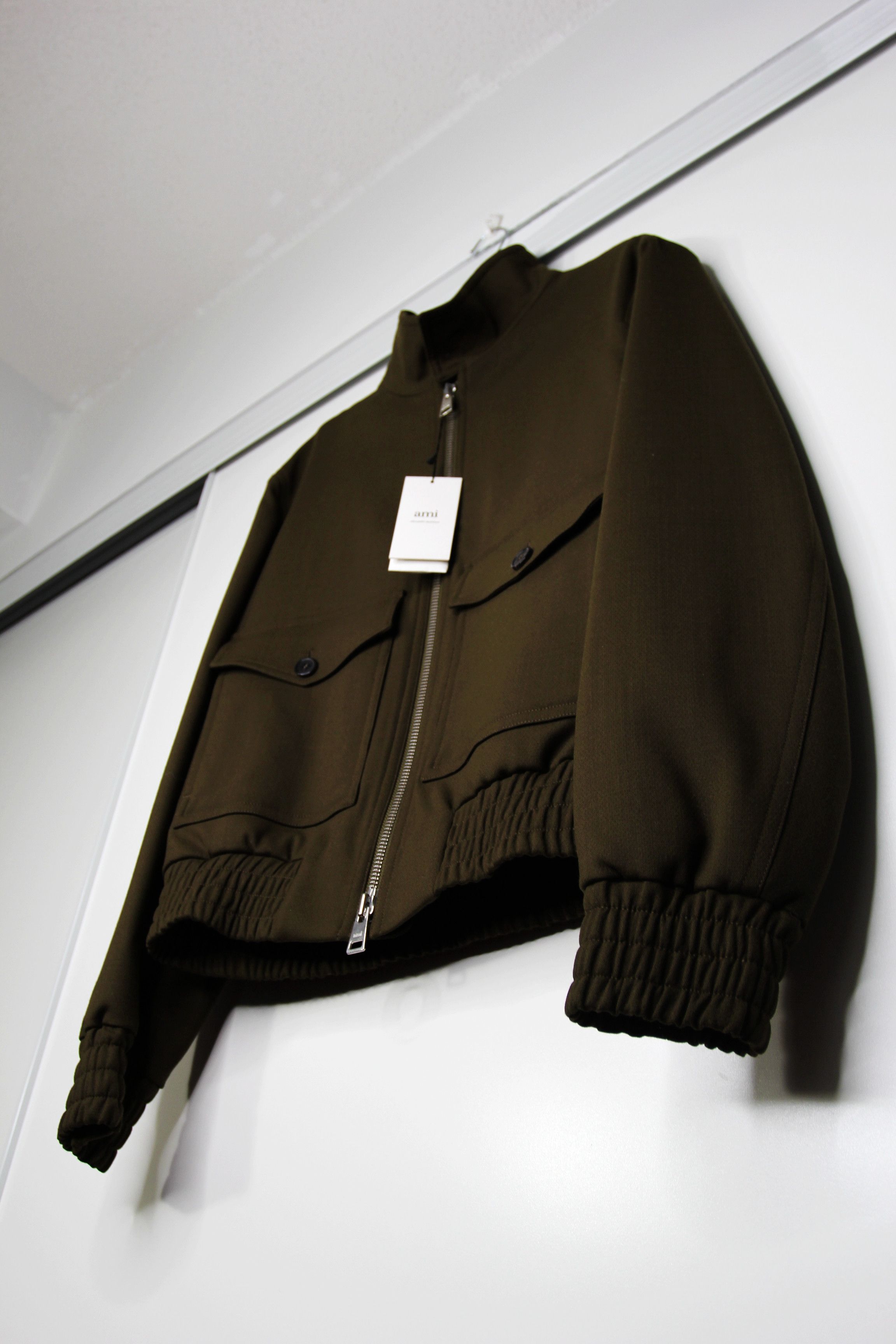 AMI BNWT AW17 AMI KHAKI ZIPPED JACKET L Size US L / EU 52-54 / 3 - 8 Thumbnail