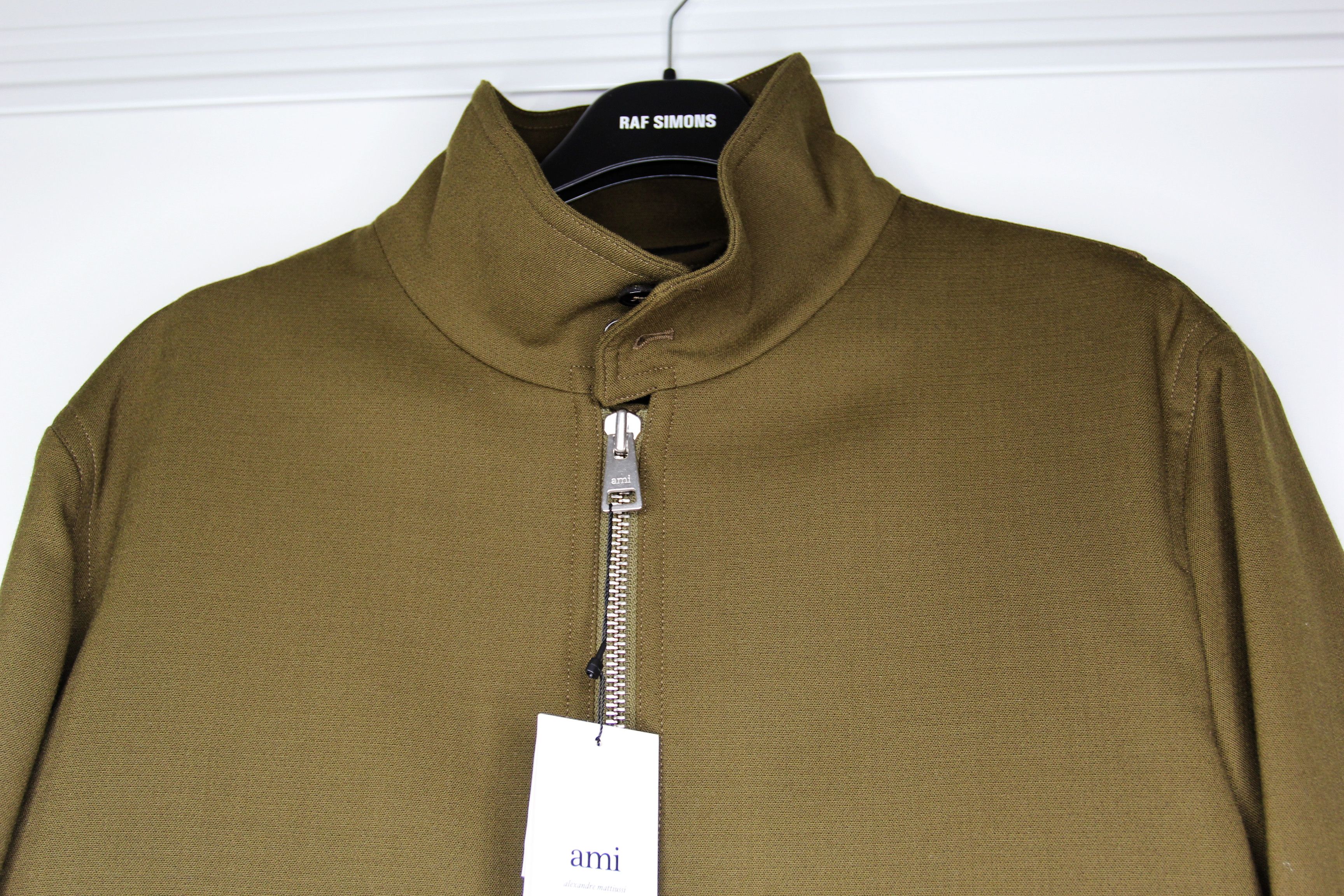 AMI BNWT AW17 AMI KHAKI ZIPPED JACKET L Size US L / EU 52-54 / 3 - 5 Thumbnail