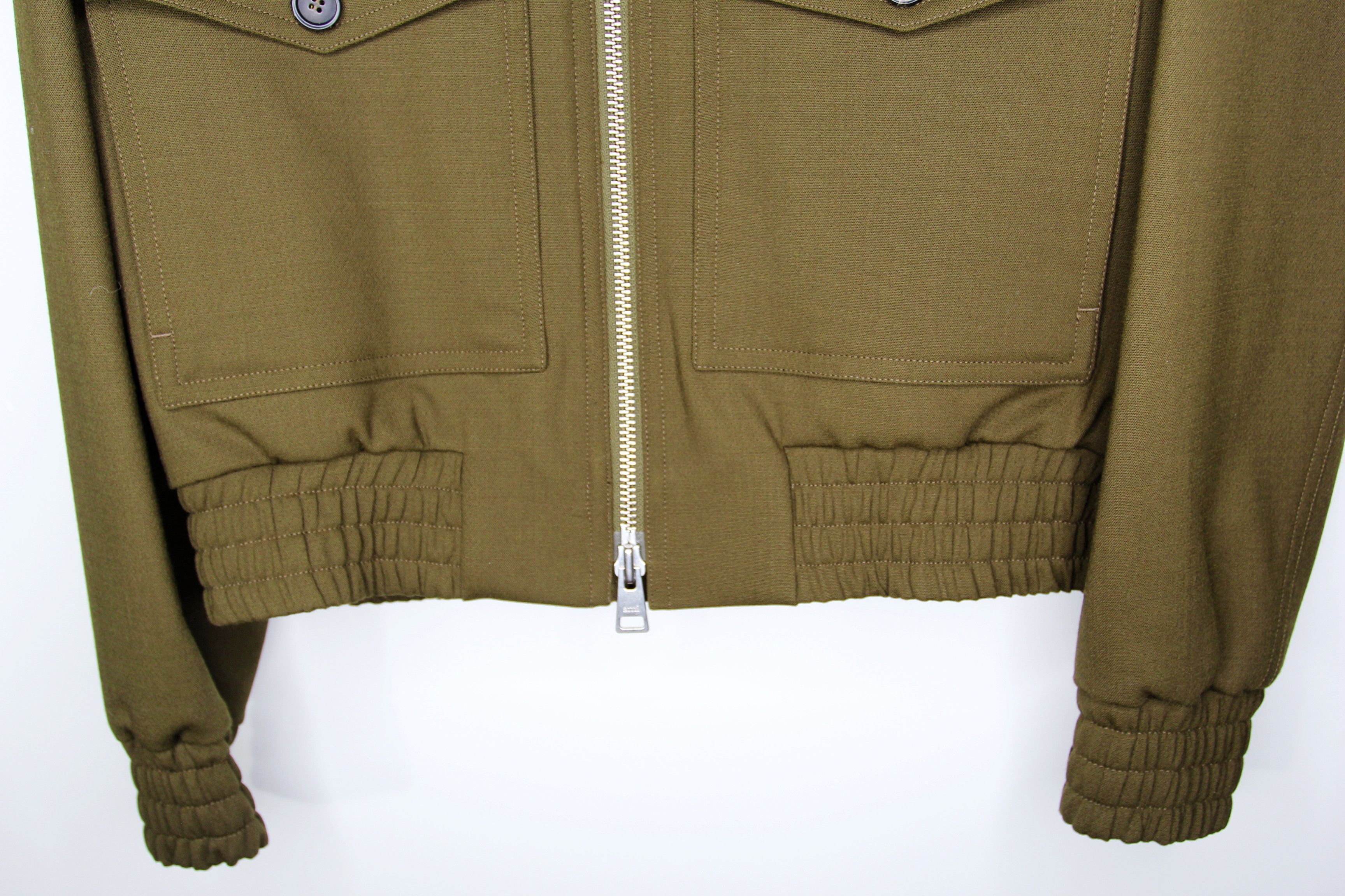 AMI BNWT AW17 AMI KHAKI ZIPPED JACKET L Size US L / EU 52-54 / 3 - 7 Thumbnail