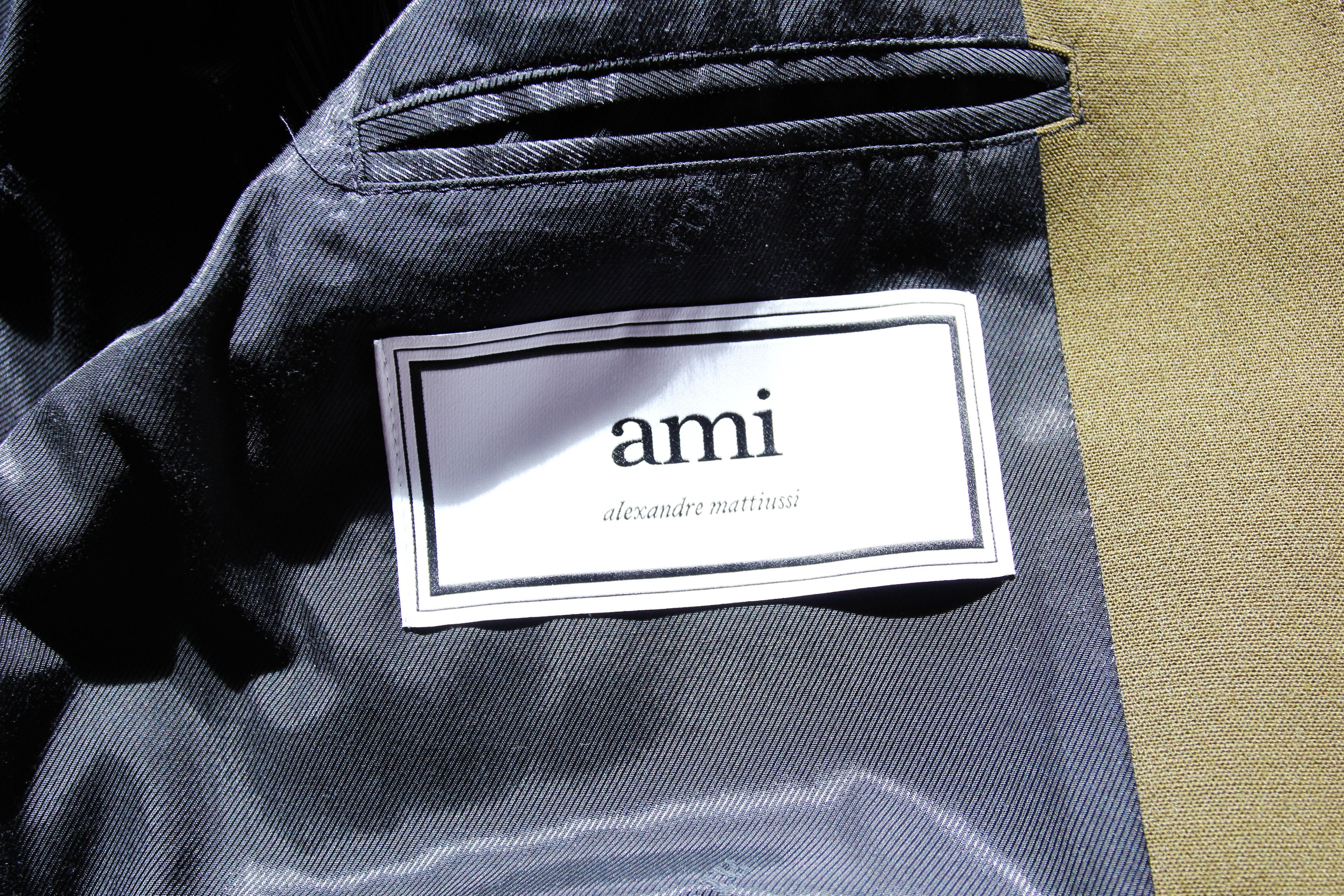 AMI BNWT AW17 AMI KHAKI ZIPPED JACKET L Size US L / EU 52-54 / 3 - 16 Thumbnail