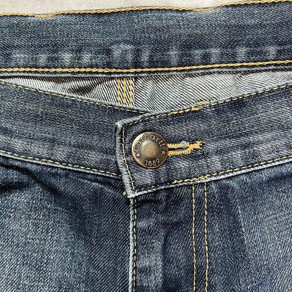 Carhartt × Carhartt Wip VINTAGE TRASHED CARHATT WORK 🛠️ JEANS PANTS 34x36 Size US 34 / EU 50 - 7 Thumbnail