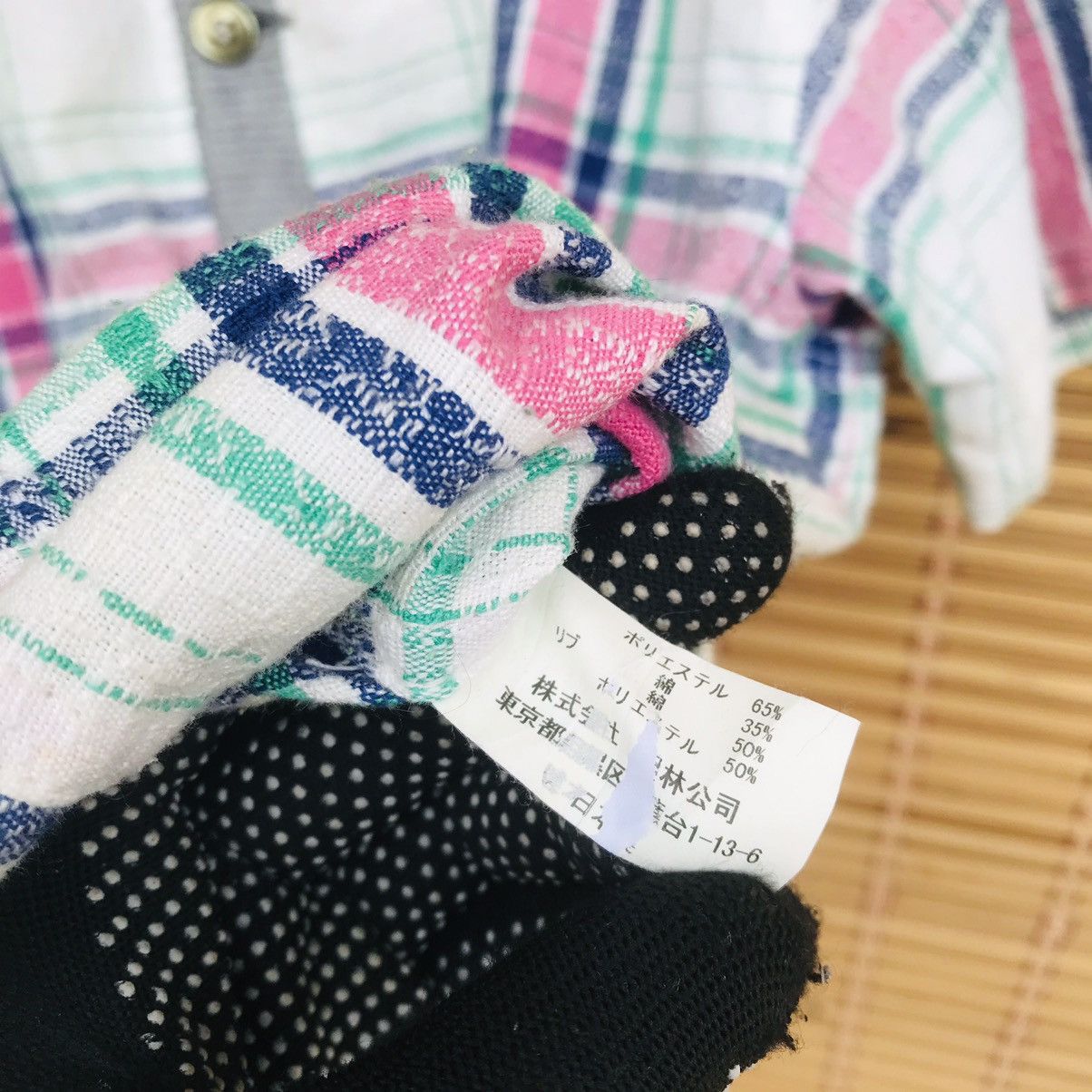 Blue Blue Japan H.R Market twin pocket checkered shortsleeve made in Japan Size US M / EU 48-50 / 2 - 4 Thumbnail