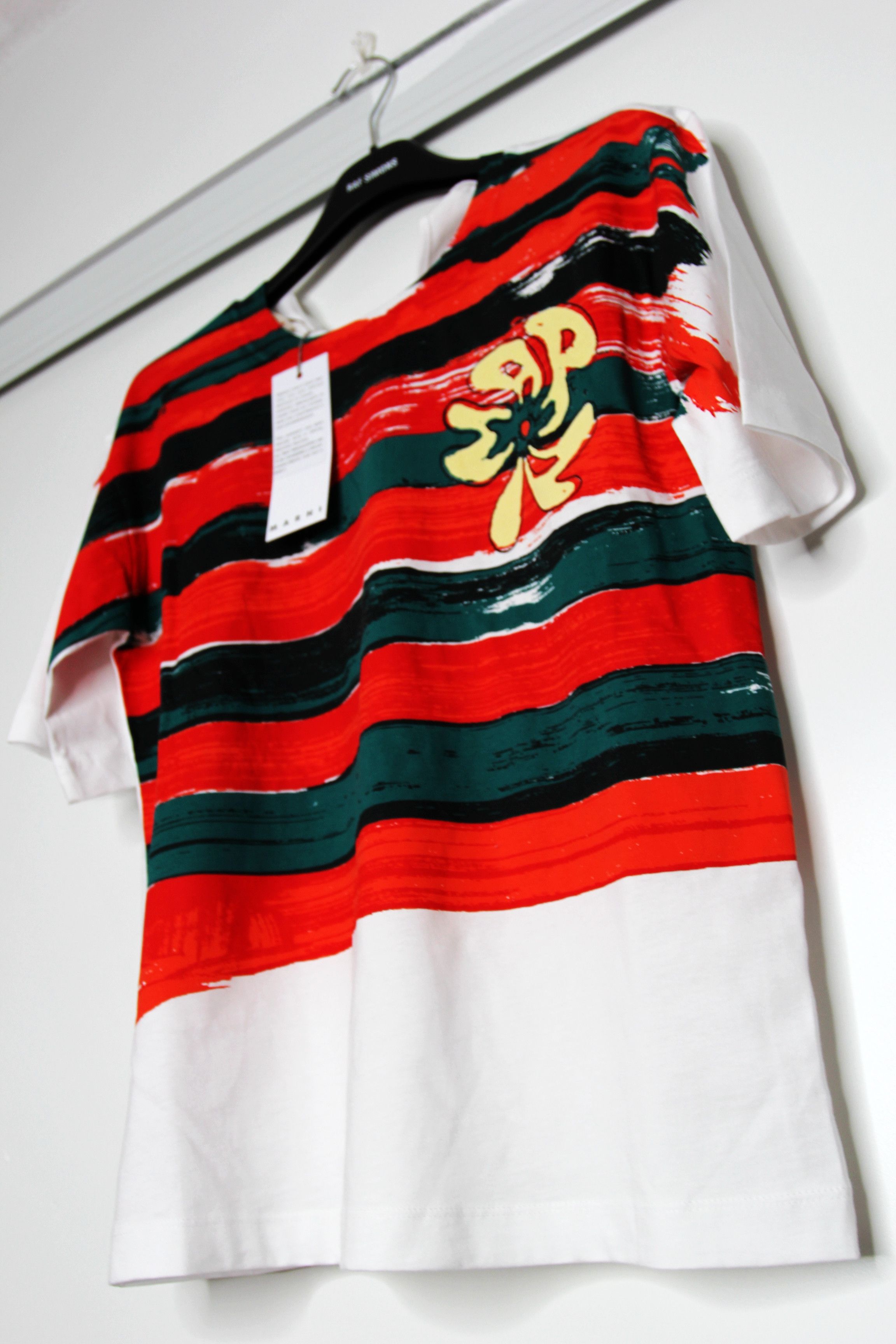 Marni BNWT SS21 MARNI STRIPED COTTON TSHIRT 38 Size US M / EU 48-50 / 2 - 5 Thumbnail