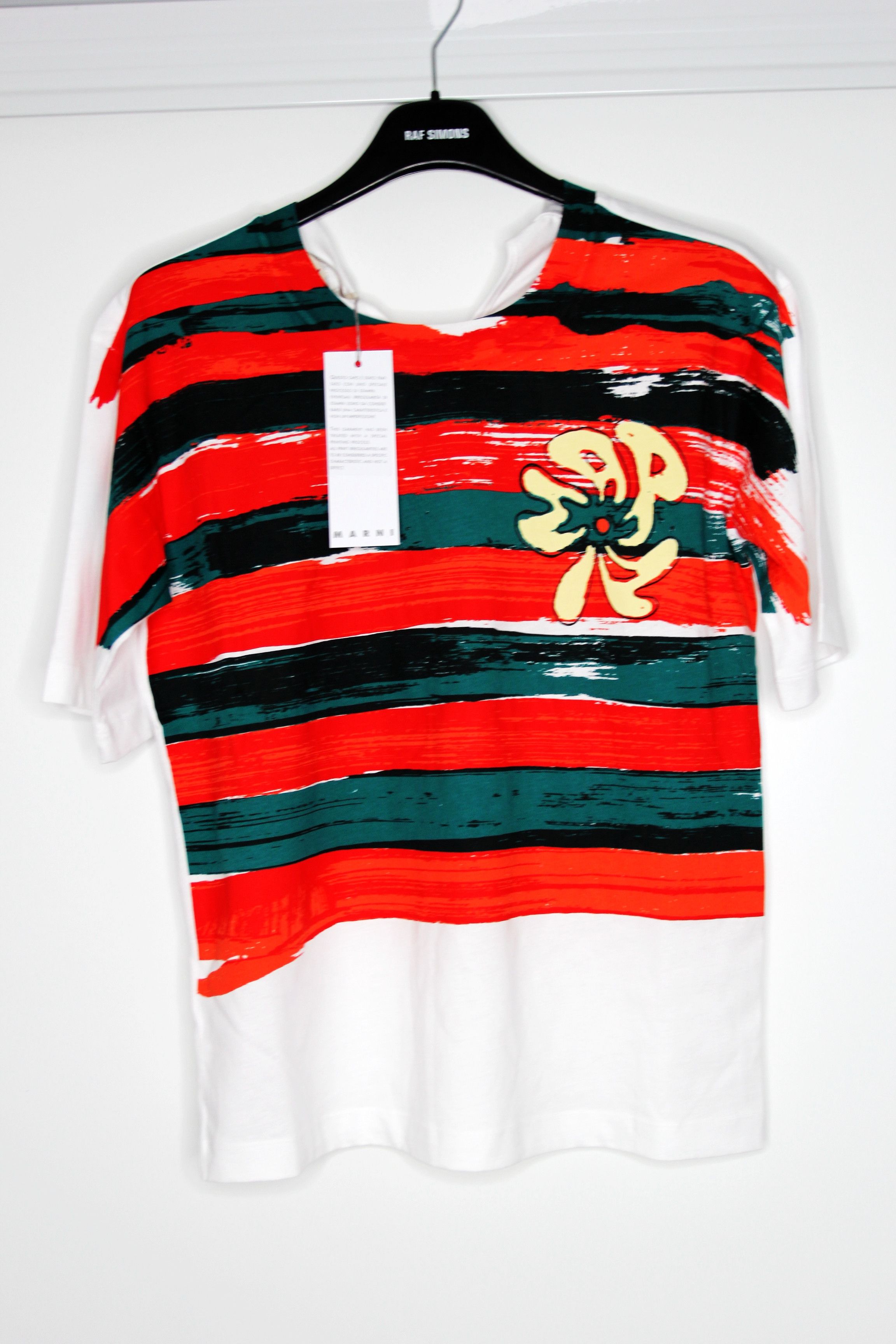 Marni BNWT SS21 MARNI STRIPED COTTON TSHIRT 38 Size US M / EU 48-50 / 2 - 2 Thumbnail