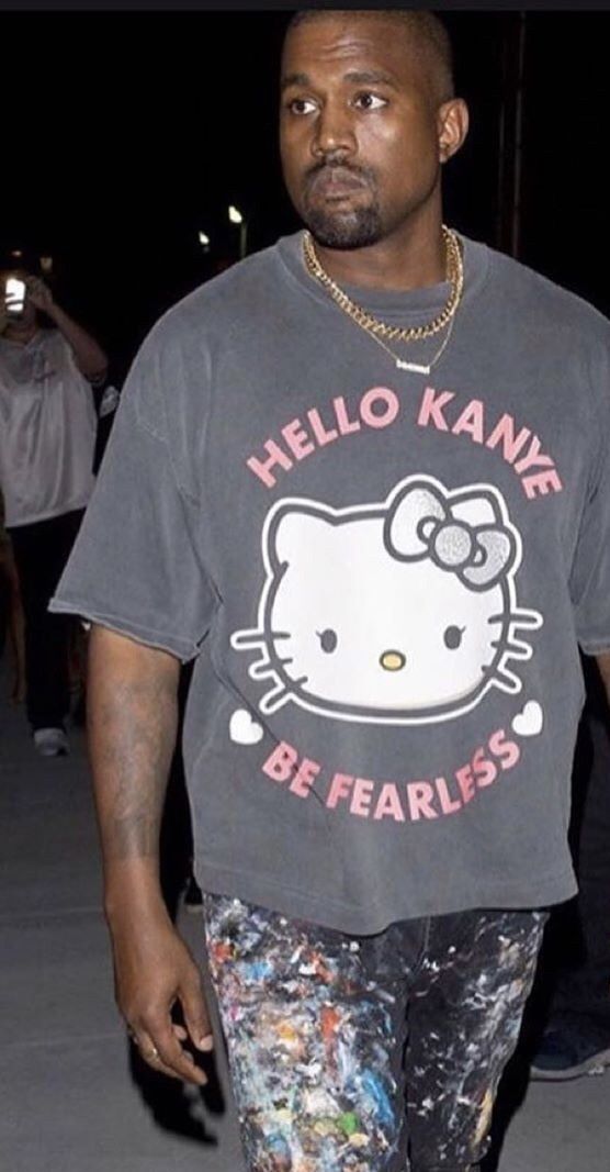 Anime Exclusive Hello kitty kanye west style Size US M / EU 48-50 / 2 - 6 Thumbnail