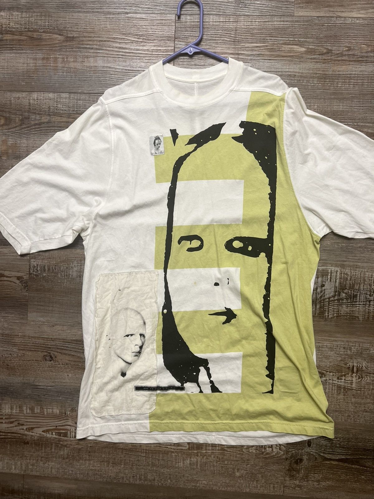 rick owens graphic tee
