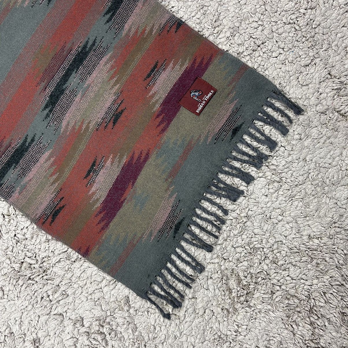Native Vintage Indian Tools Native American Wool Scarf/Muffler Size ONE SIZE - 3 Thumbnail
