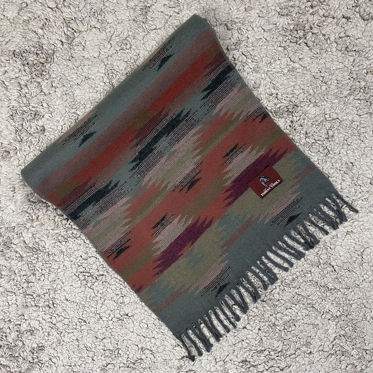Native Vintage Indian Tools Native American Wool Scarf/Muffler Size ONE SIZE - 1 Thumbnail