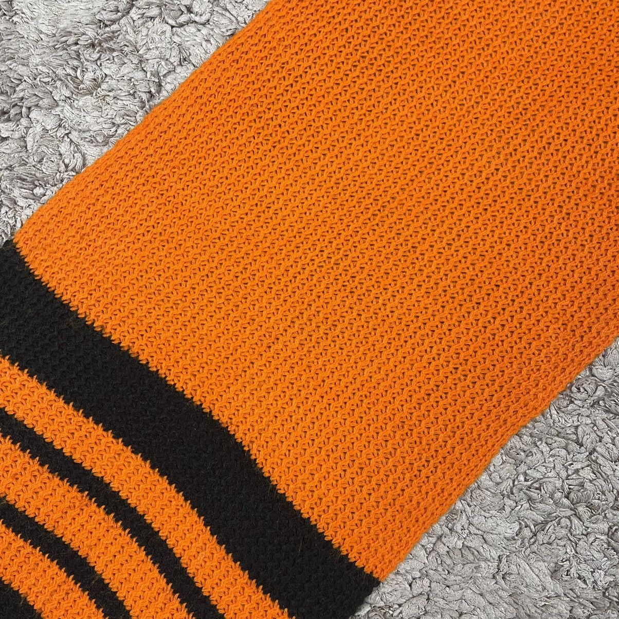 Vintage Vintage Adidas Knit Orange Scarf/Muffler Size ONE SIZE - 6 Thumbnail