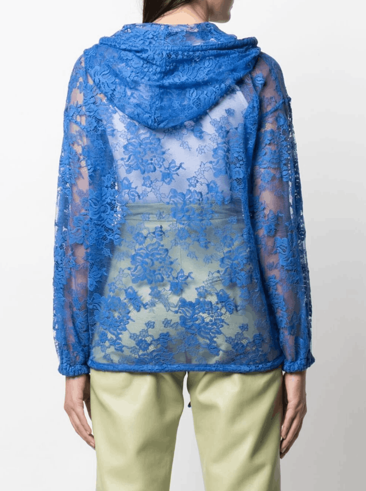 Kenzo BNWT SS21 KENZO LACE HOODED BLOUSON JACKET XS Size US XS / EU 42 / 0 - 12 Thumbnail