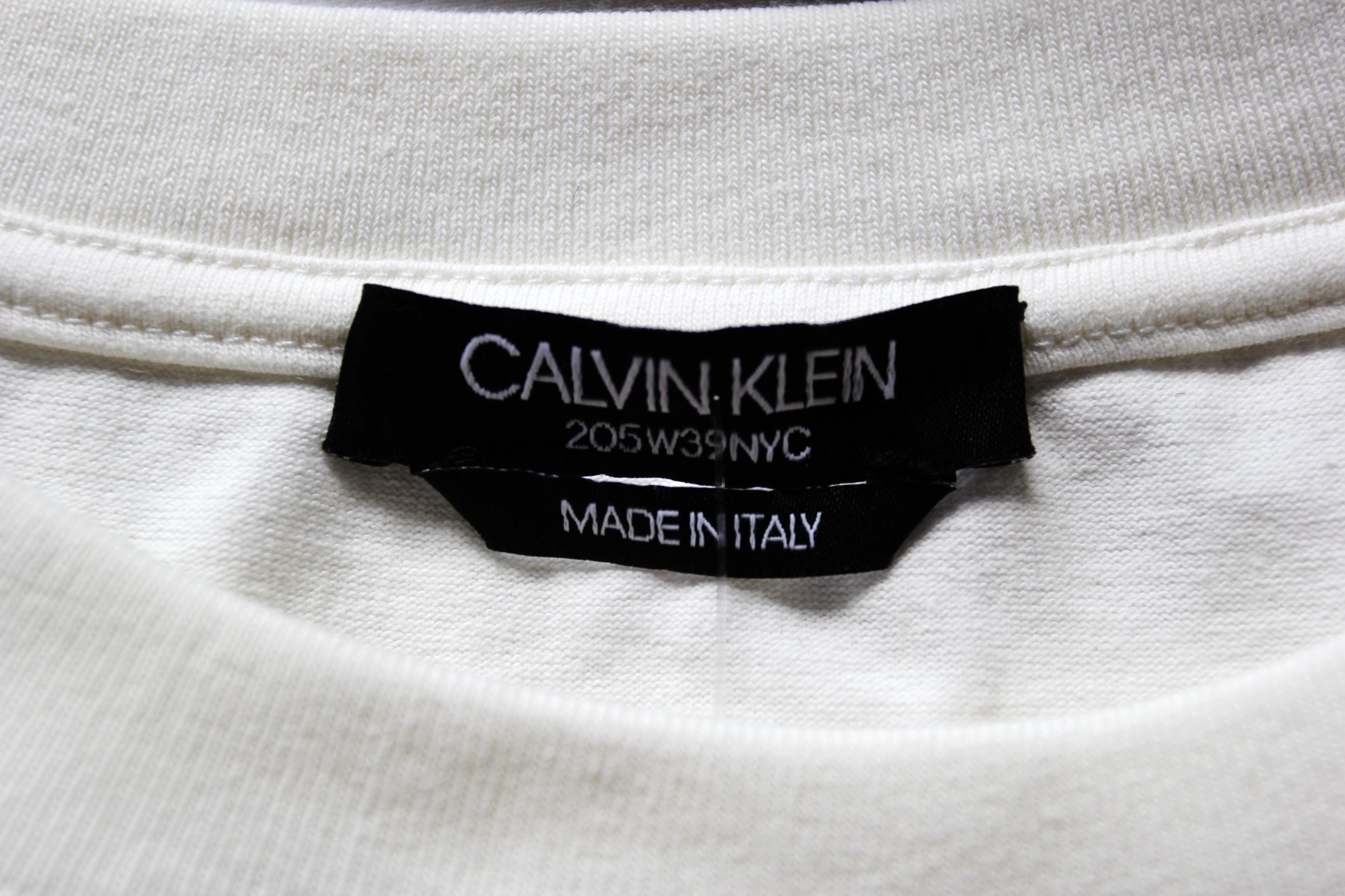 Calvin Klein 205W39NYC BNWT AW18 CALVIN KLEIN 205W39NYC PRINTED INSERTS TSHIRT L Size US L / EU 52-54 / 3 - 10 Thumbnail